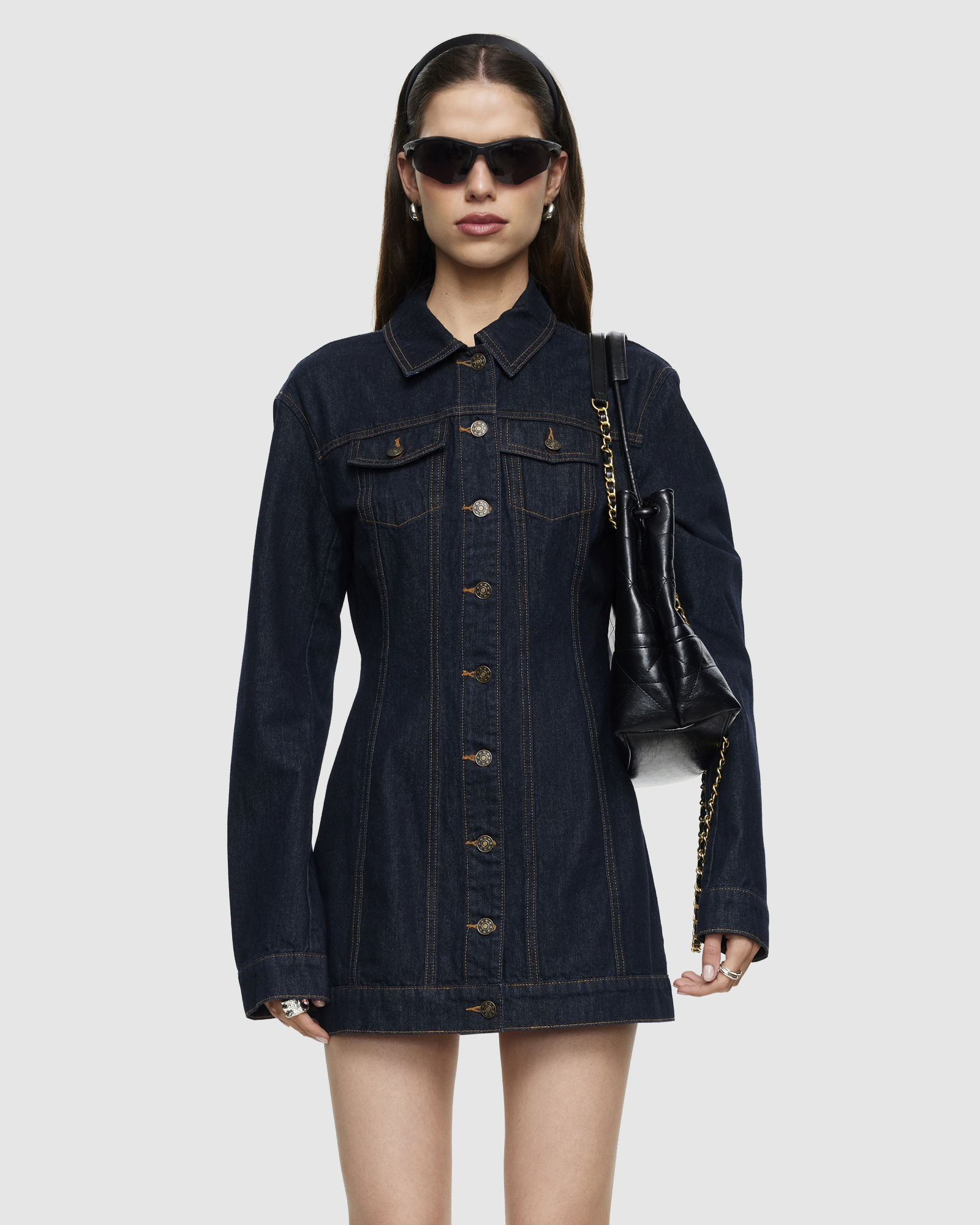 Rider Denim Mini Dress