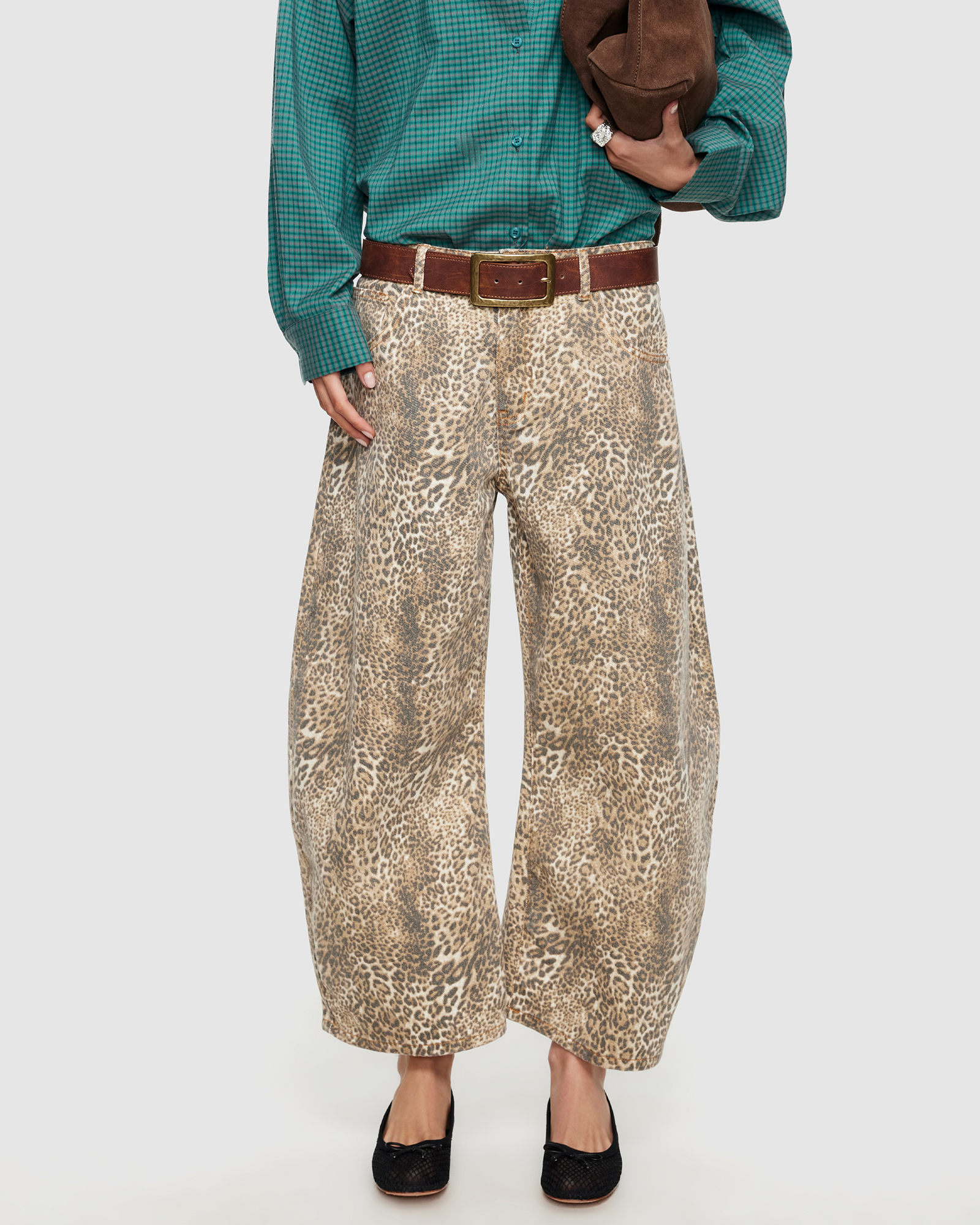Horseshoe Cropped Jeans