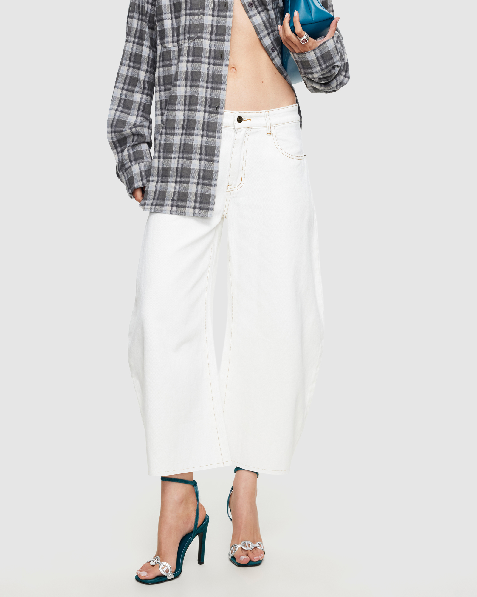 Horseshoe Cropped Jeans