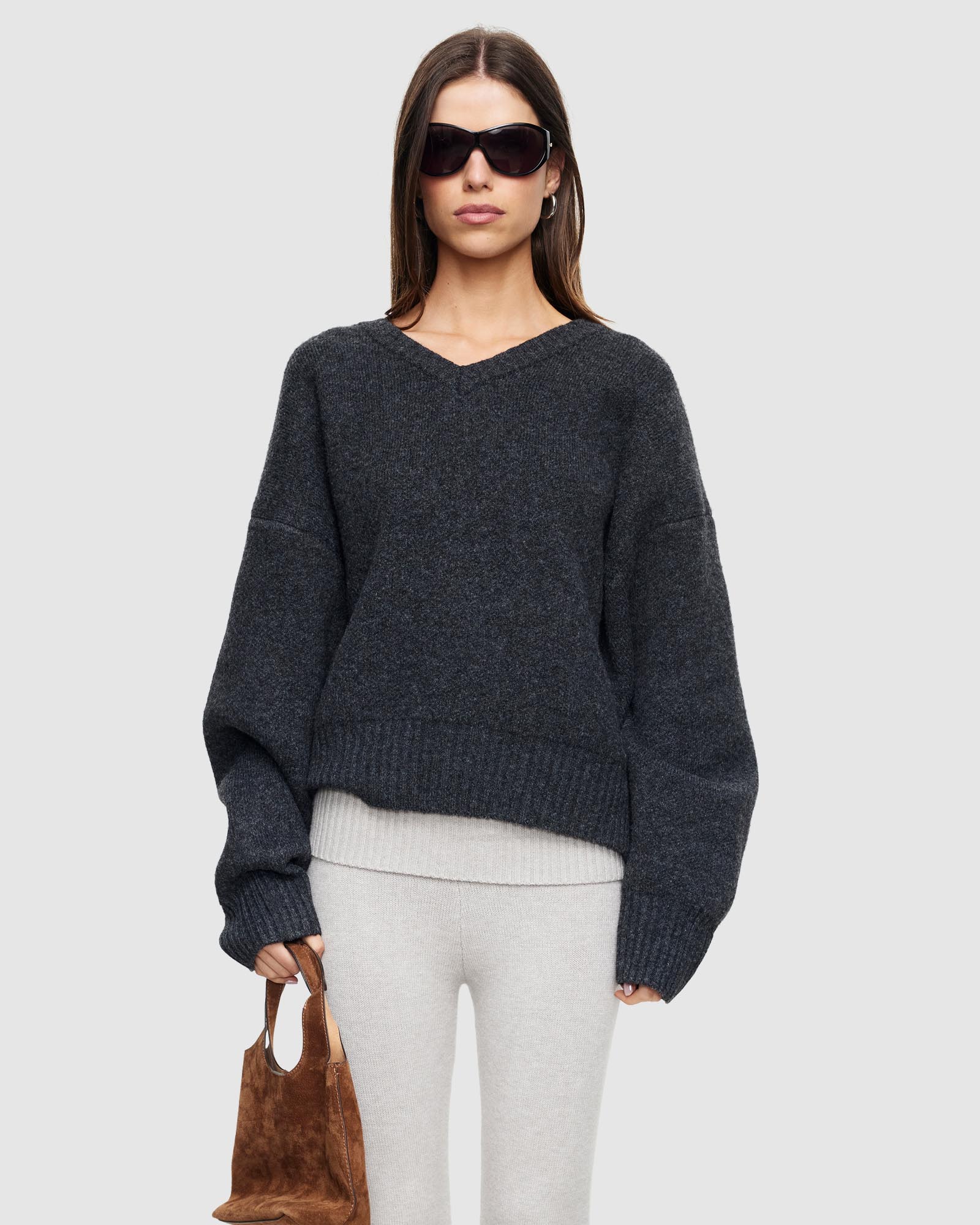 Dolce V-Neck Knit Jumper