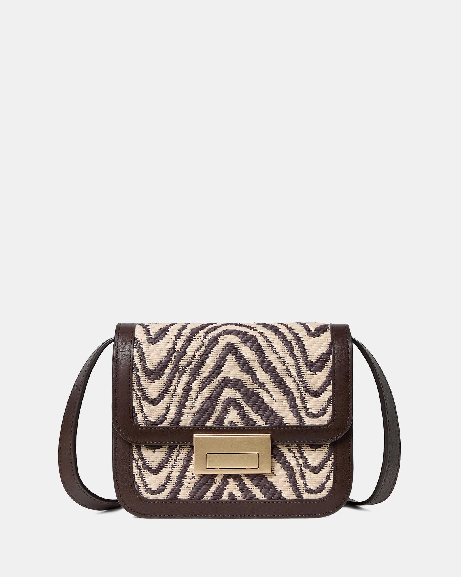 Desi Crossbody With Lock Hardware