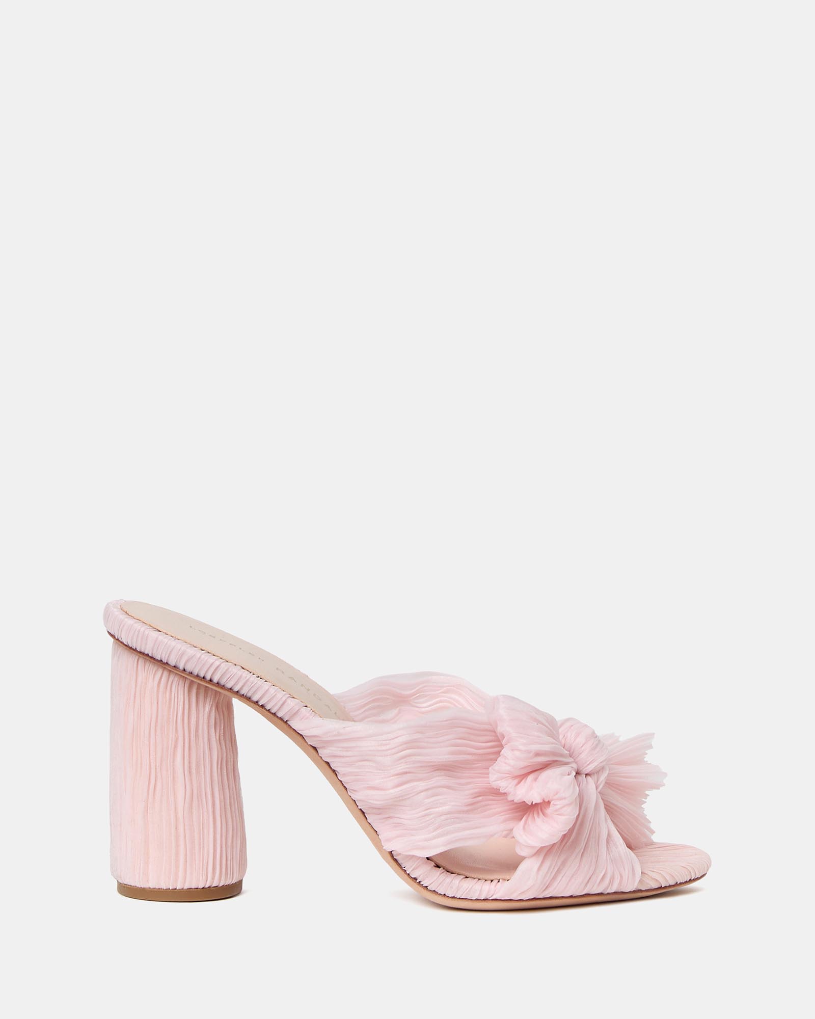 Penny Pleated Bow Heels