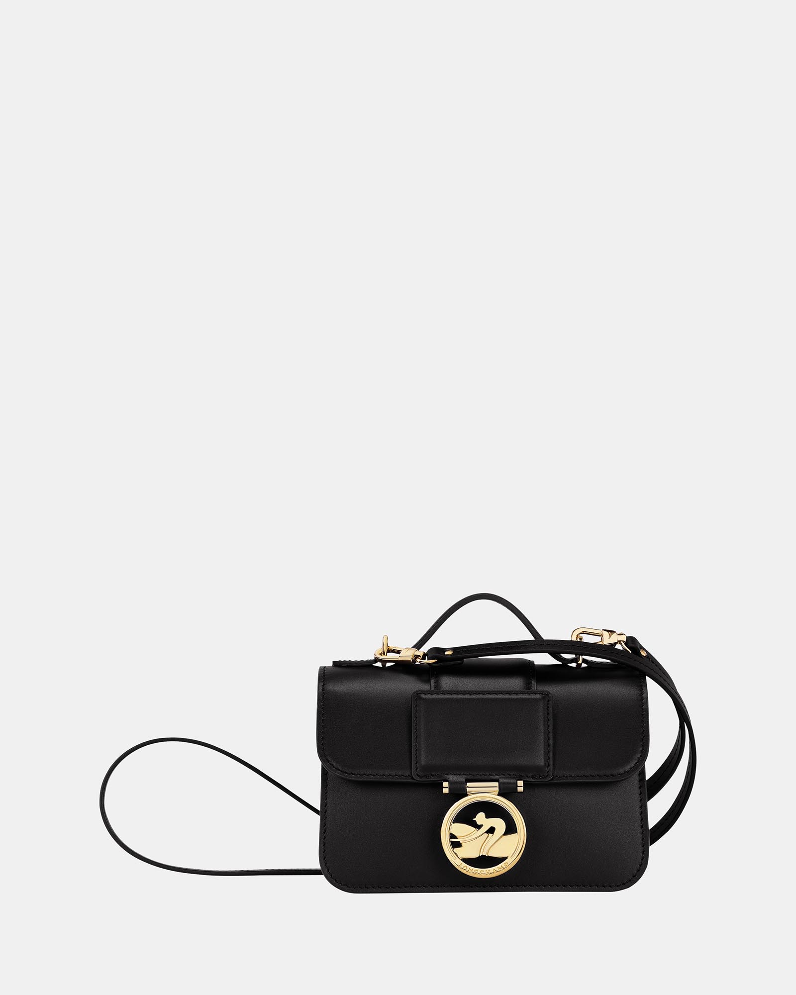Box-trot Leather Crossbody Bag - XS