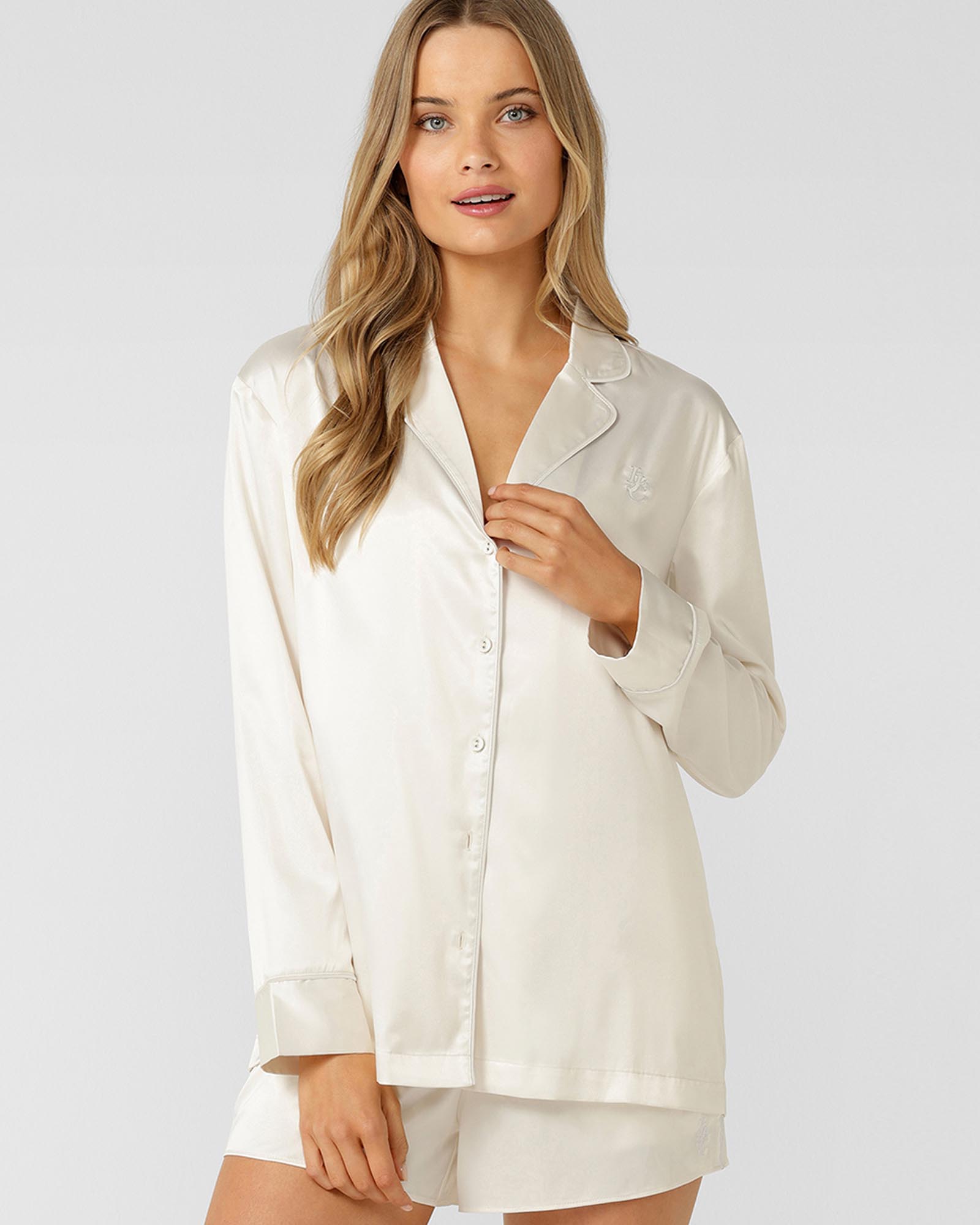 Sweet Dreams Satin Long Sleeve Shirt