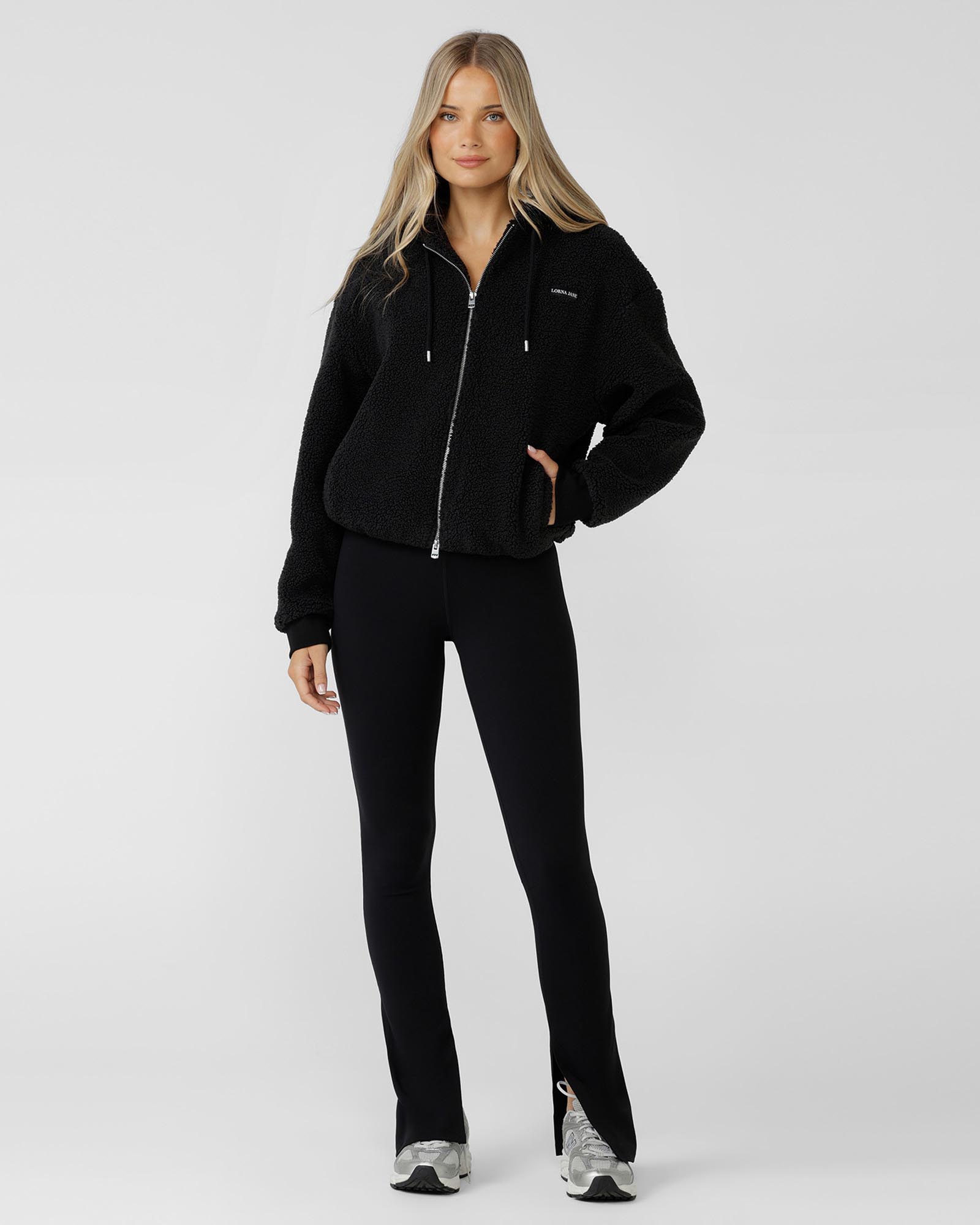 Split Hem Full Length Leggings