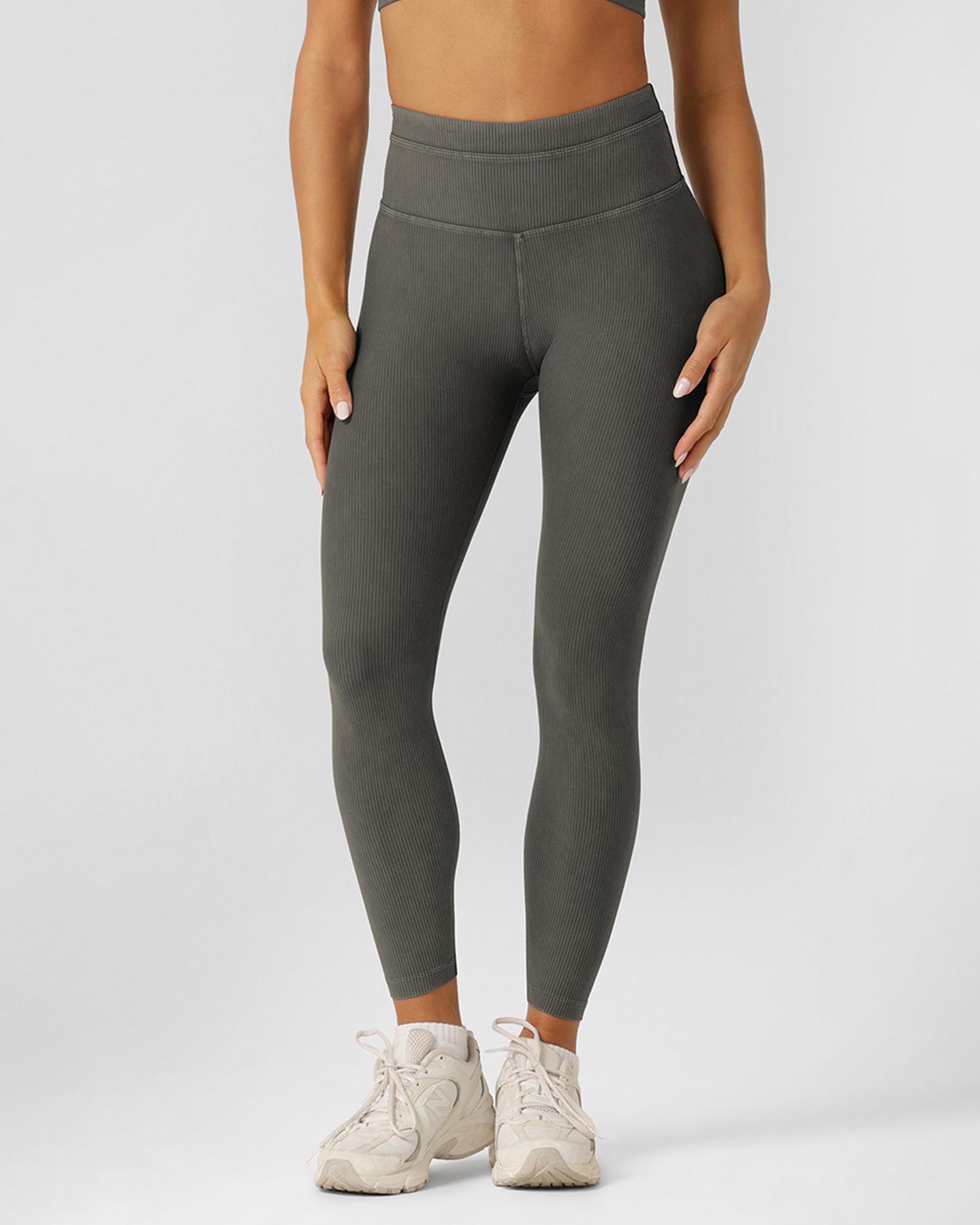 Perform Washed Rib Ankle Biter Leggings
