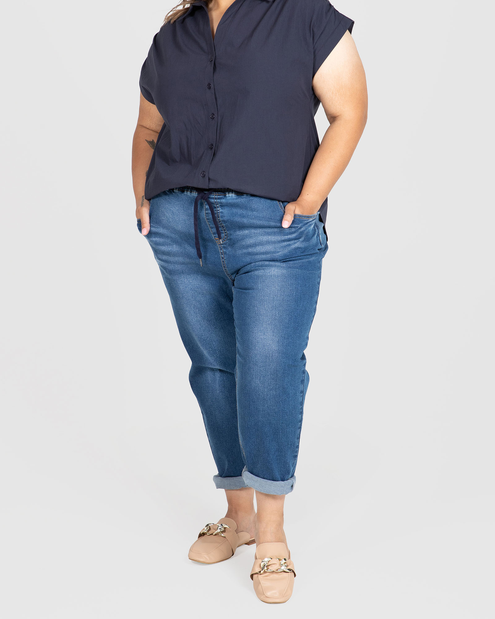 Abbie Pull-On Jogger Jeans