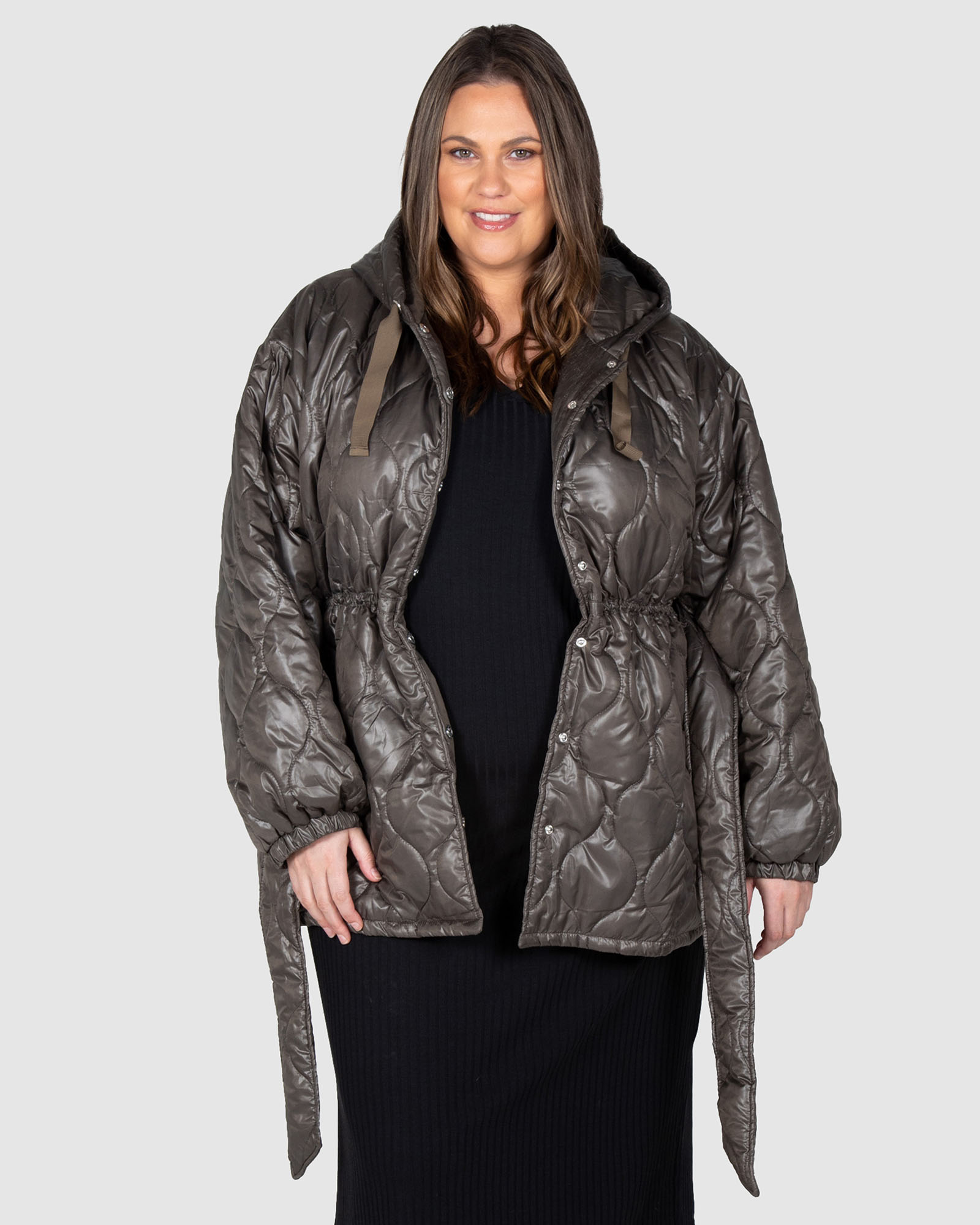 Blake Belt Quilted Jacket