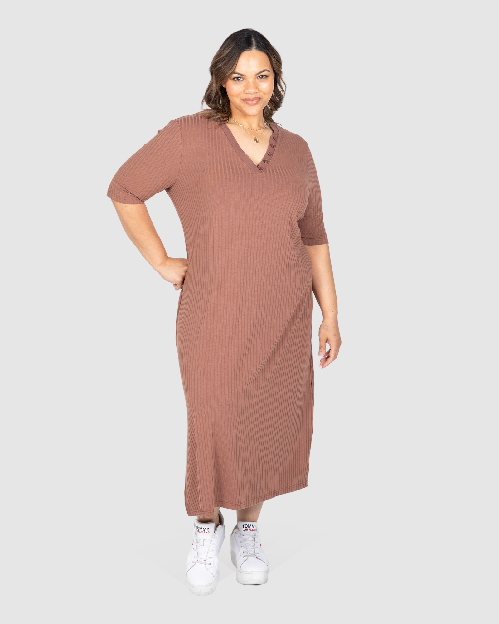 Inez Rib Knit Dress