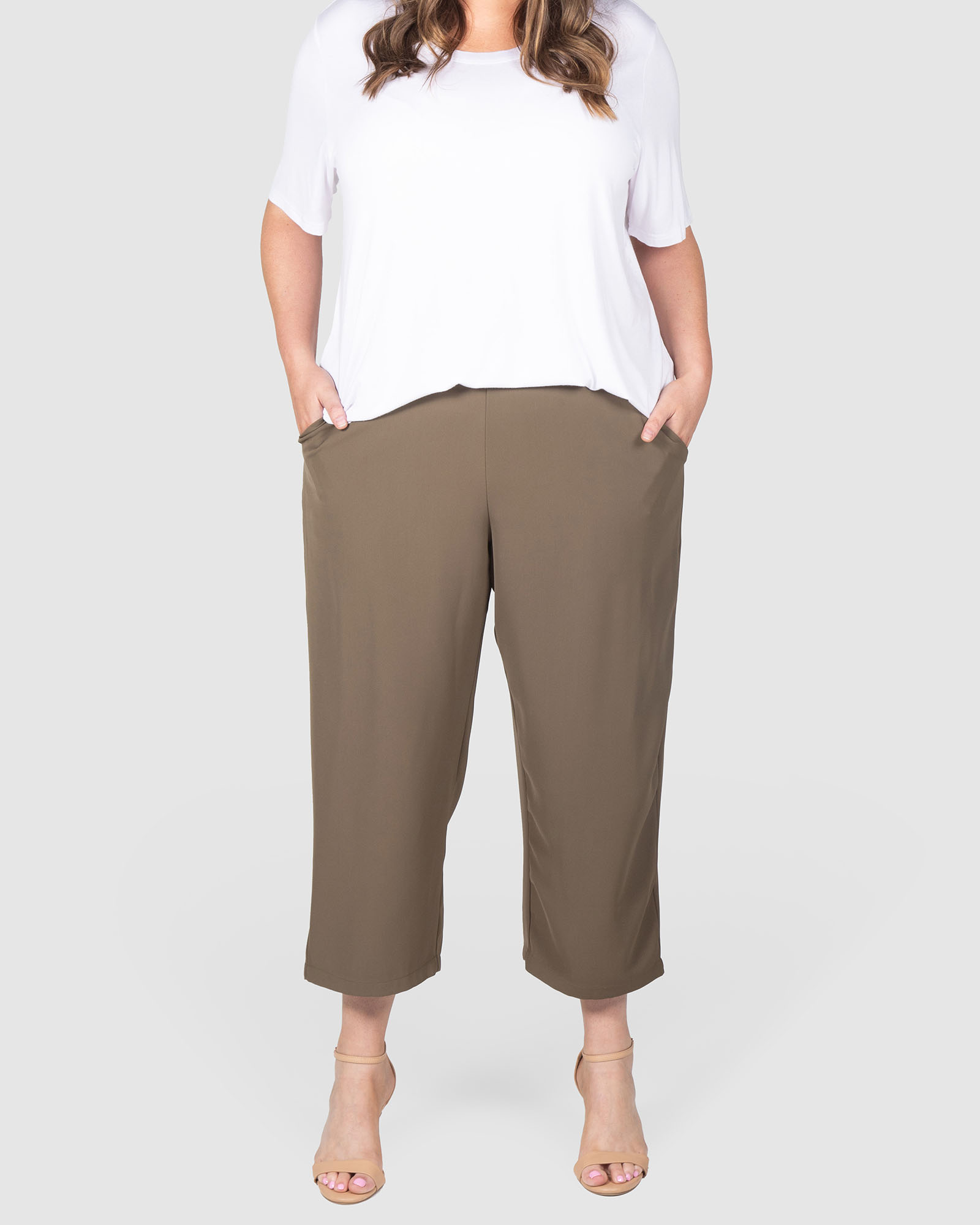 Emma Crop Straight Leg Pants