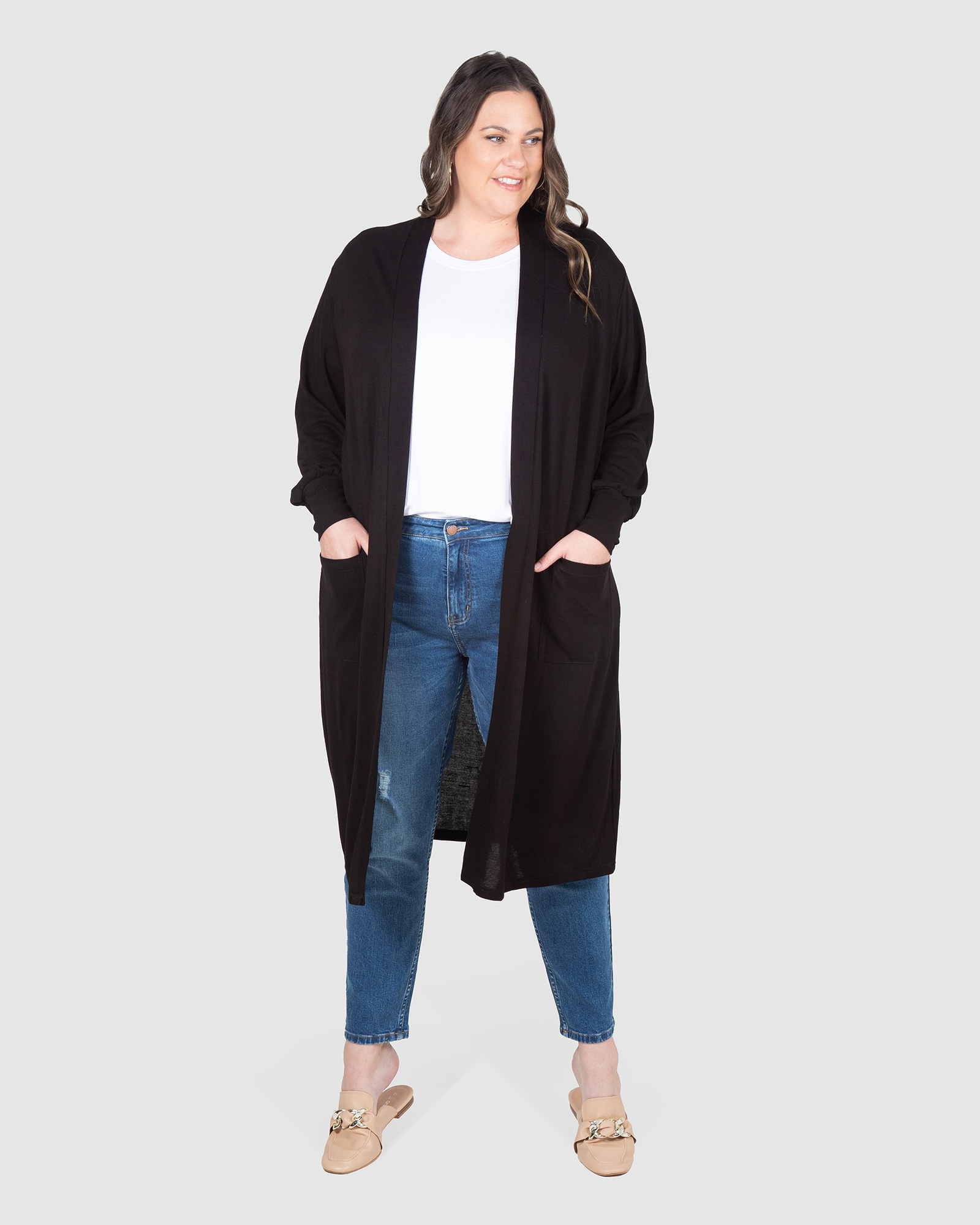 Sara Longline Cardigan