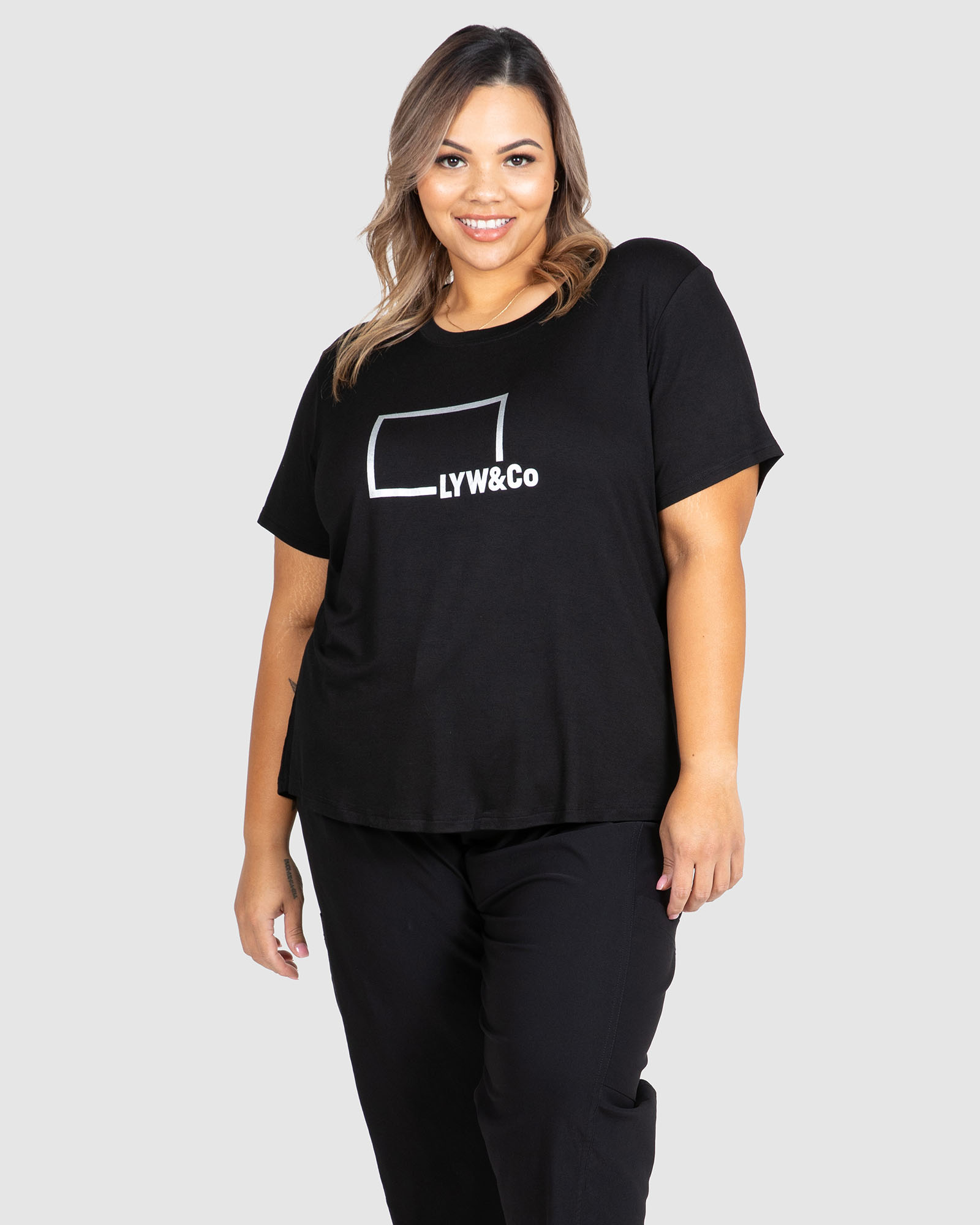LYW & Co Foil Print Tee