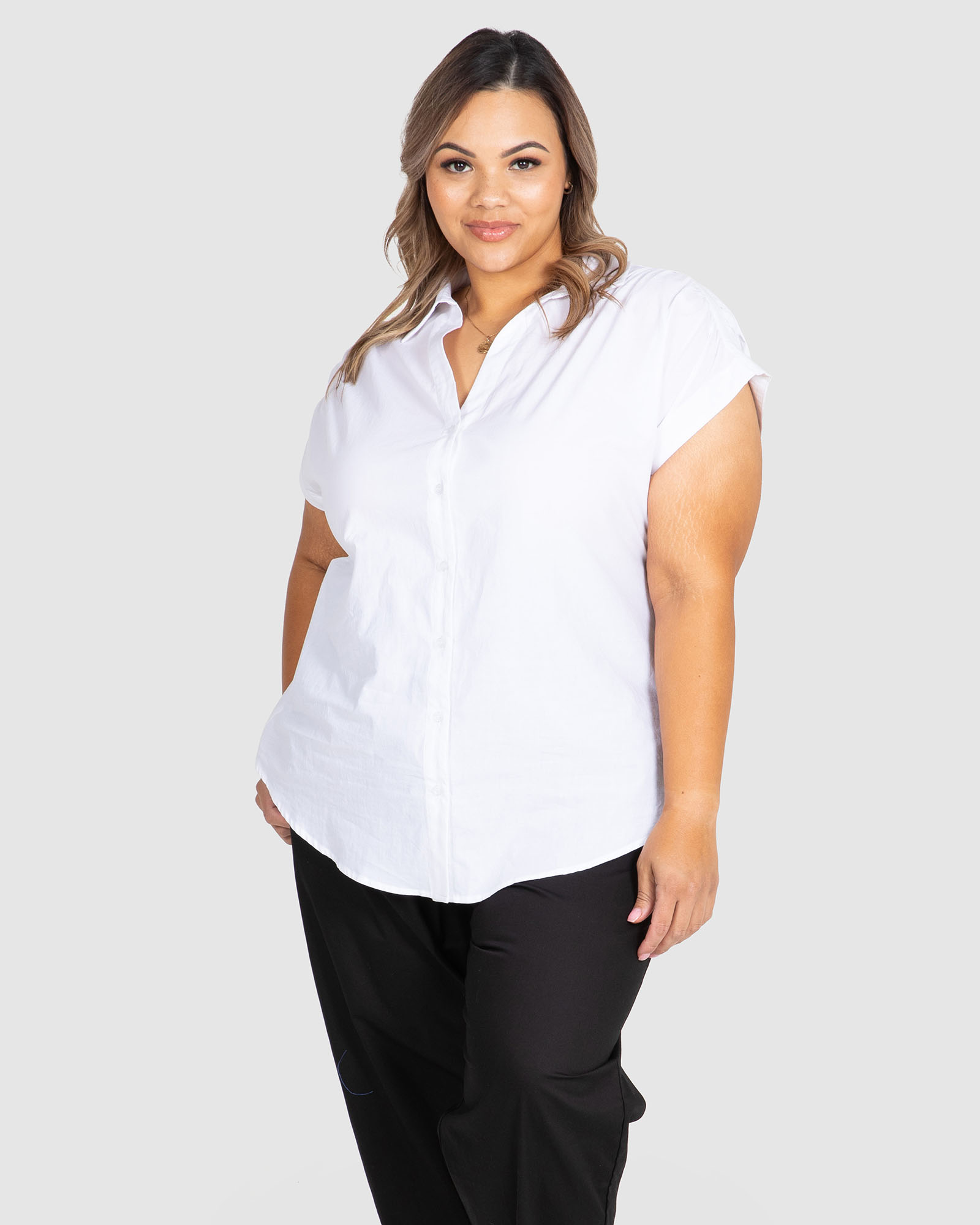 Nikki Ruched Extended Sleeve Shirt