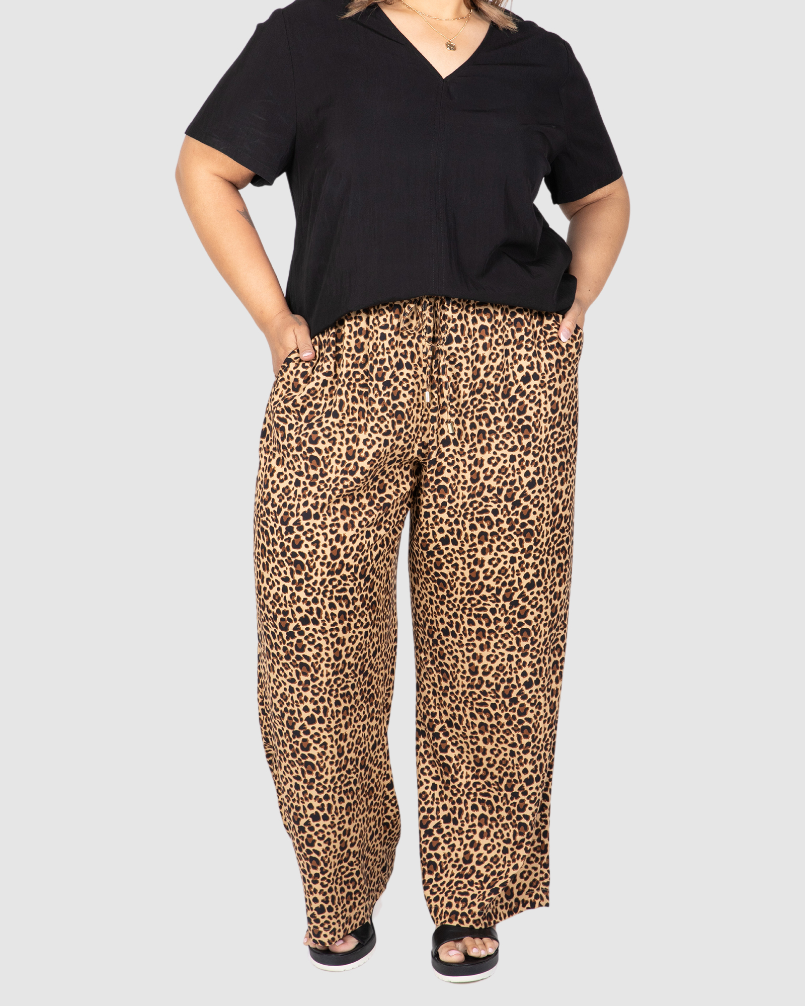 Khloe Animal Print Pants
