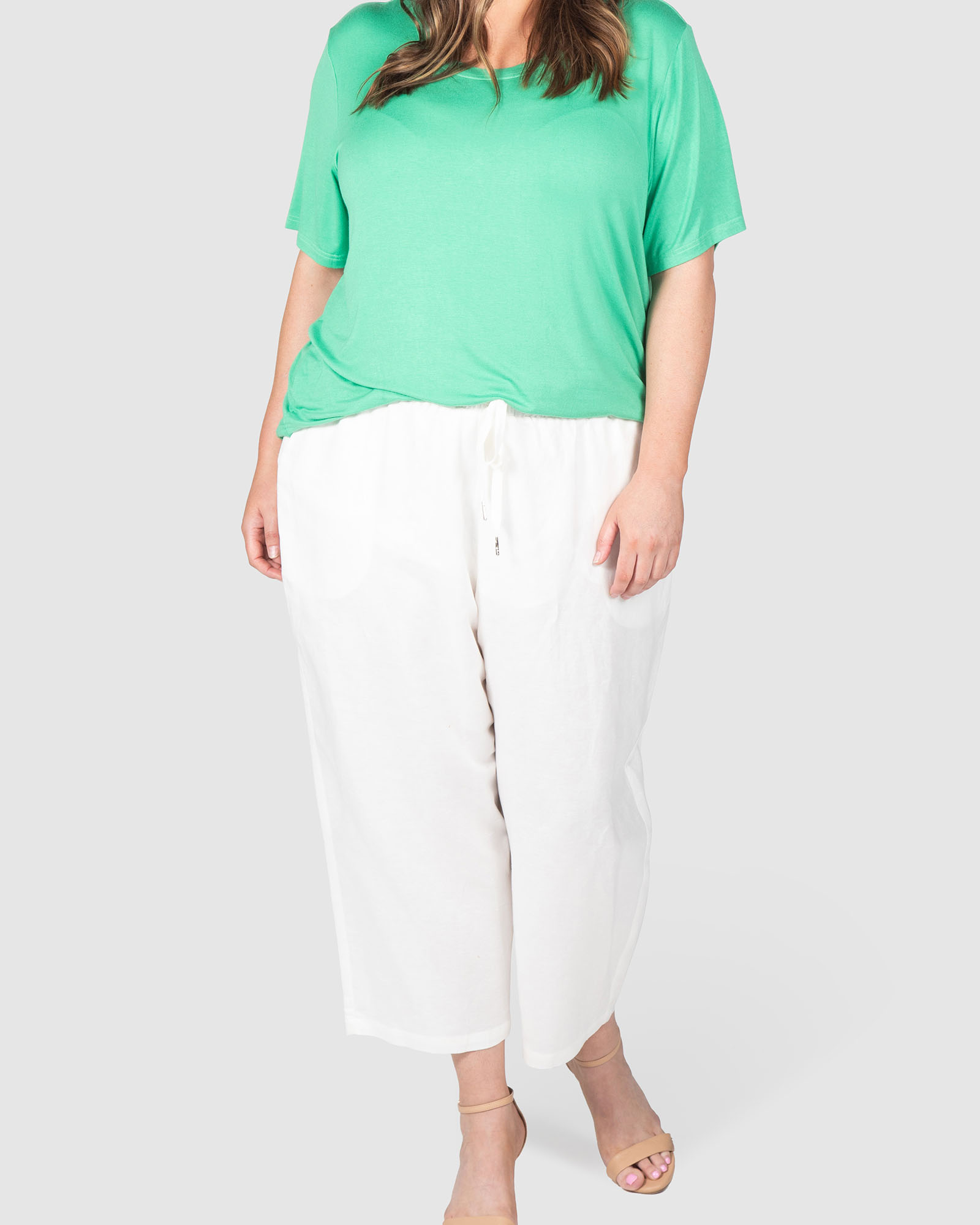 Grace Crop Linen Pants