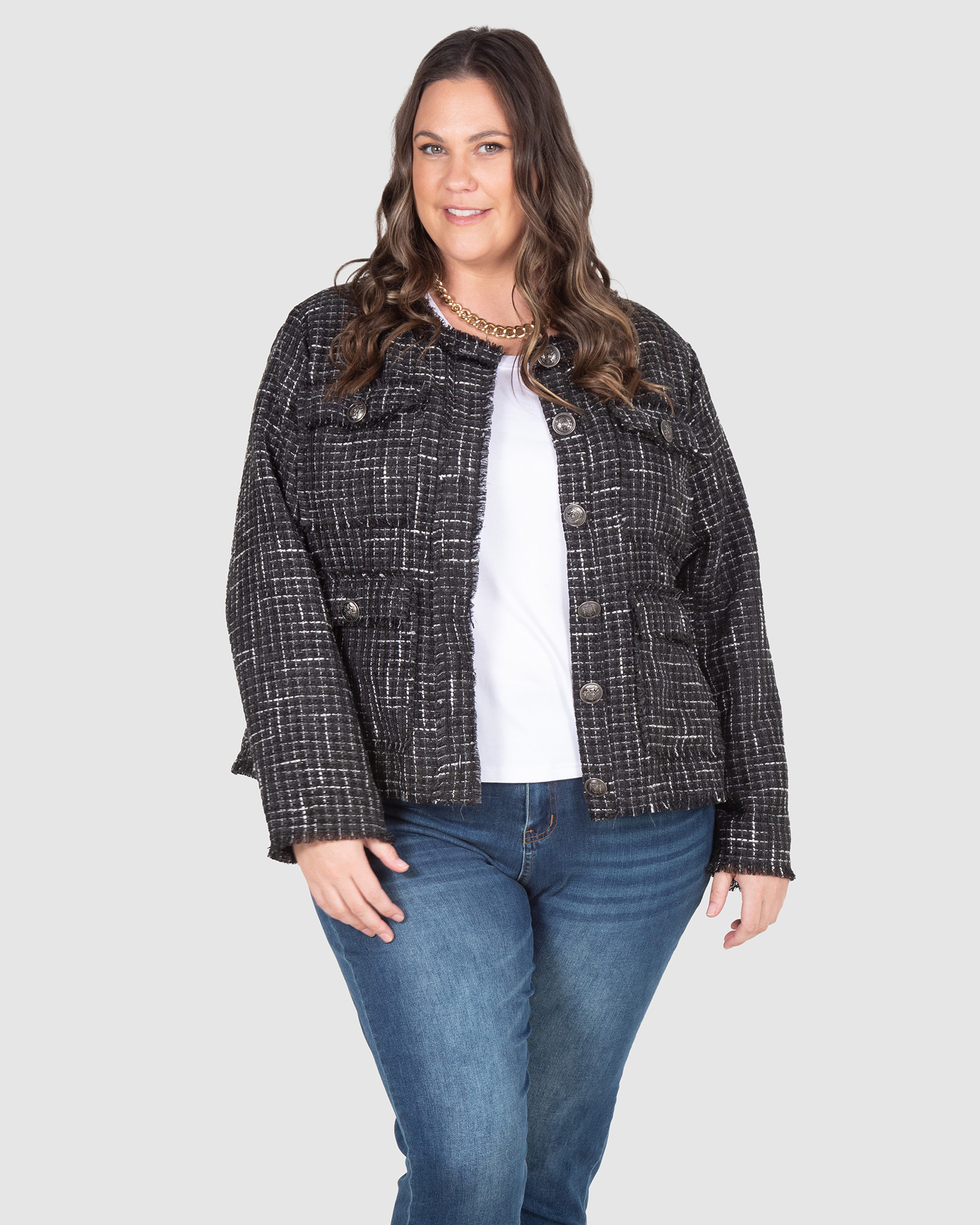 Evie Boucle Jacket