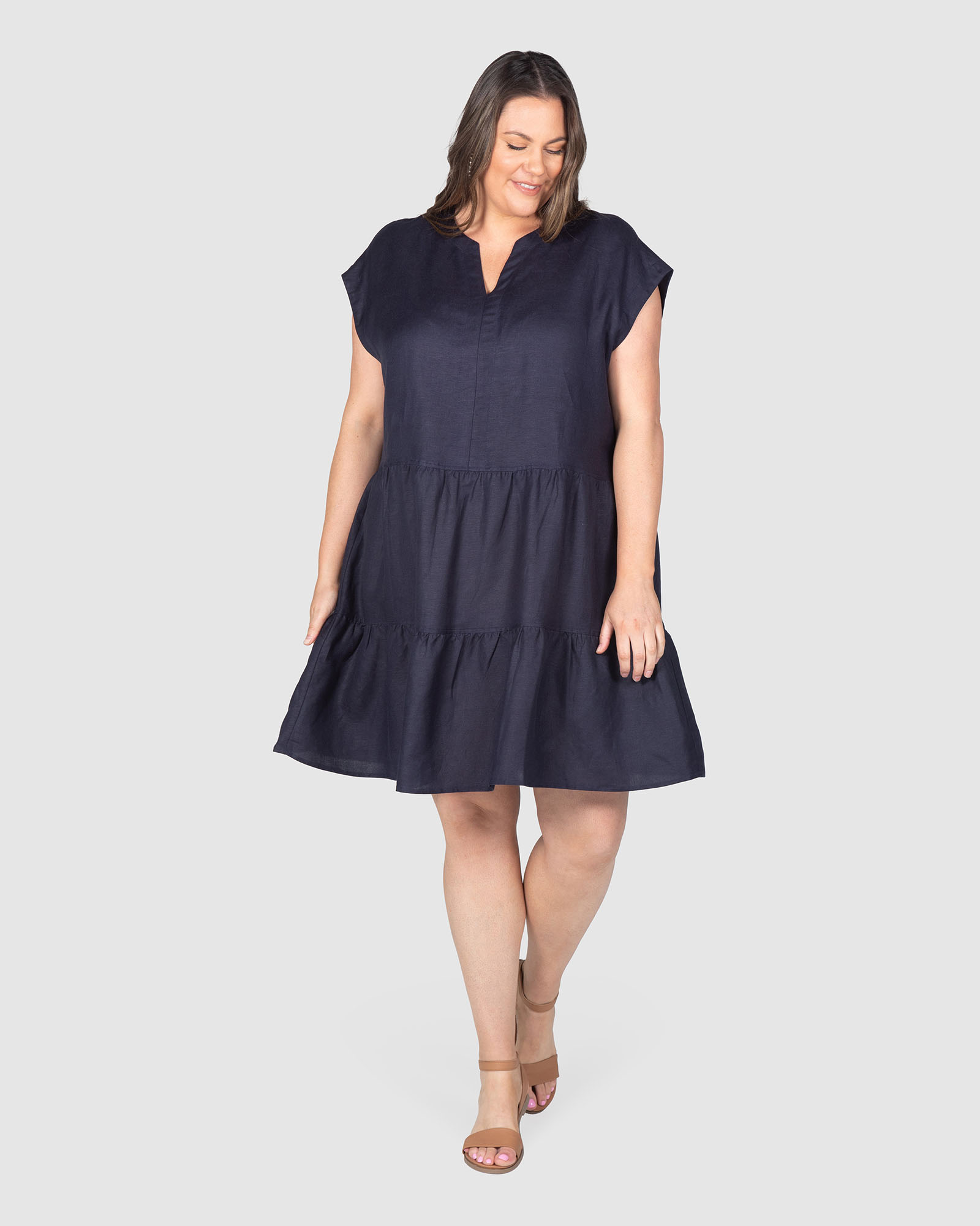 Cate Linen Tiered Dress