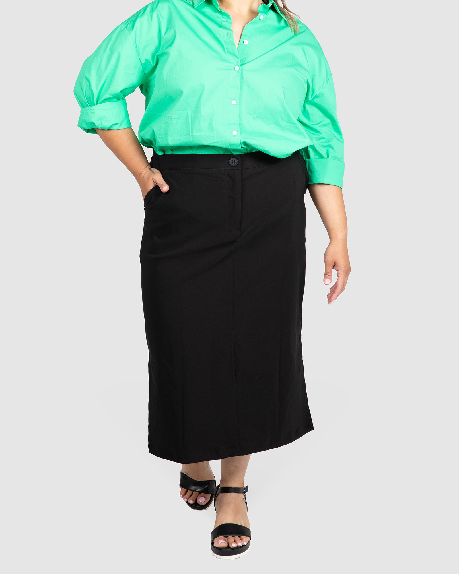 Tyra Bengaline Midi Skirt