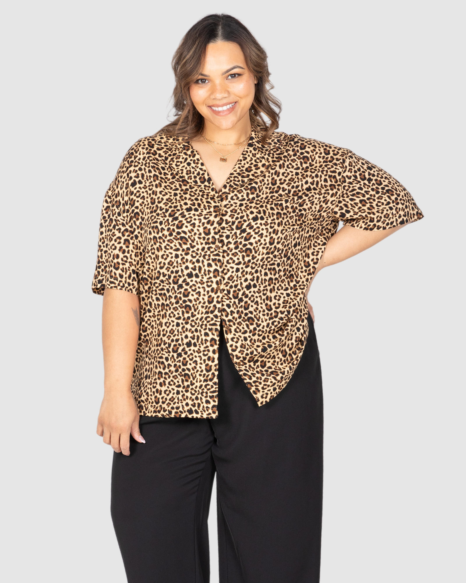 Khloe Animal Print Shirt
