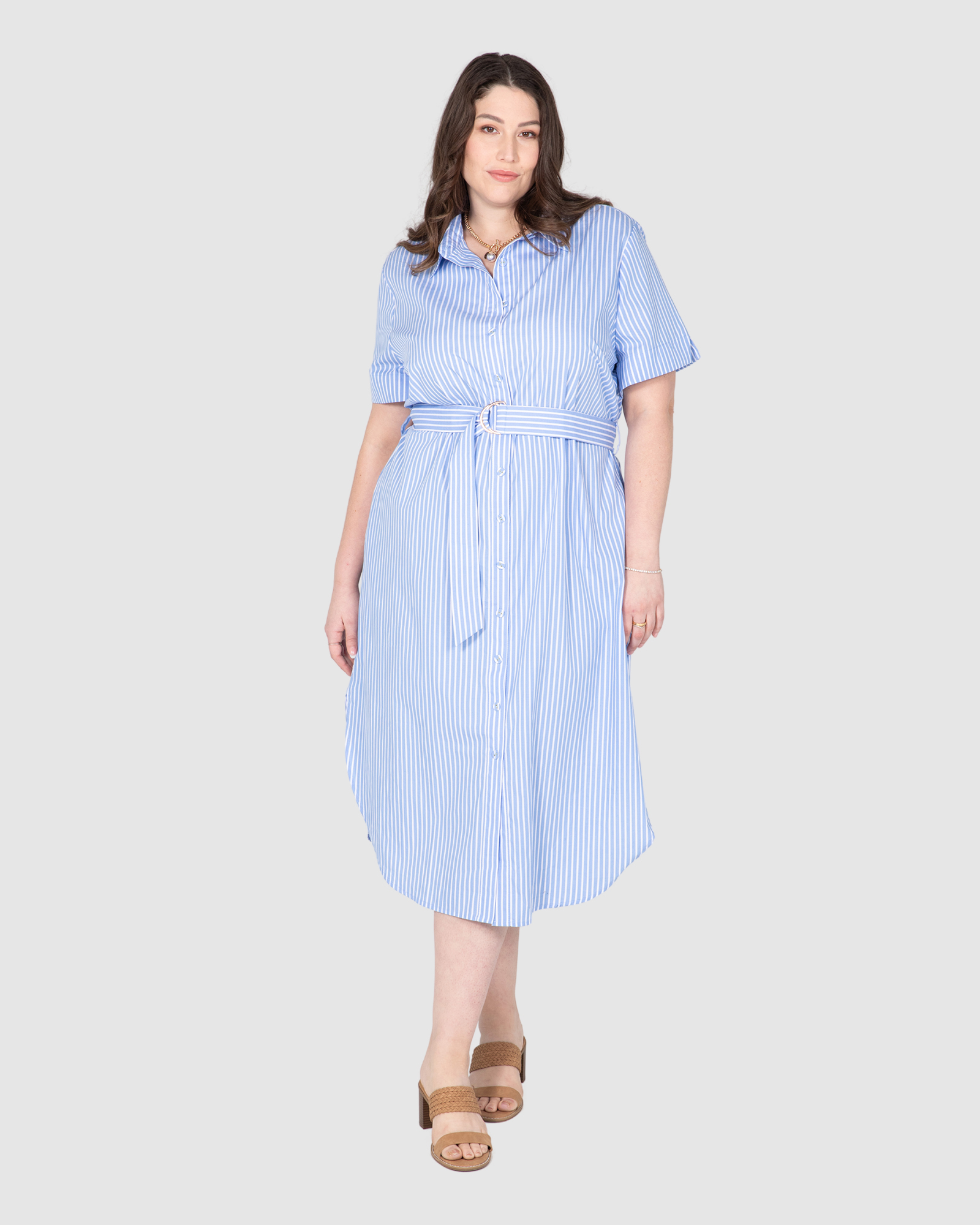 Tamsin Stripe Shirt Dress