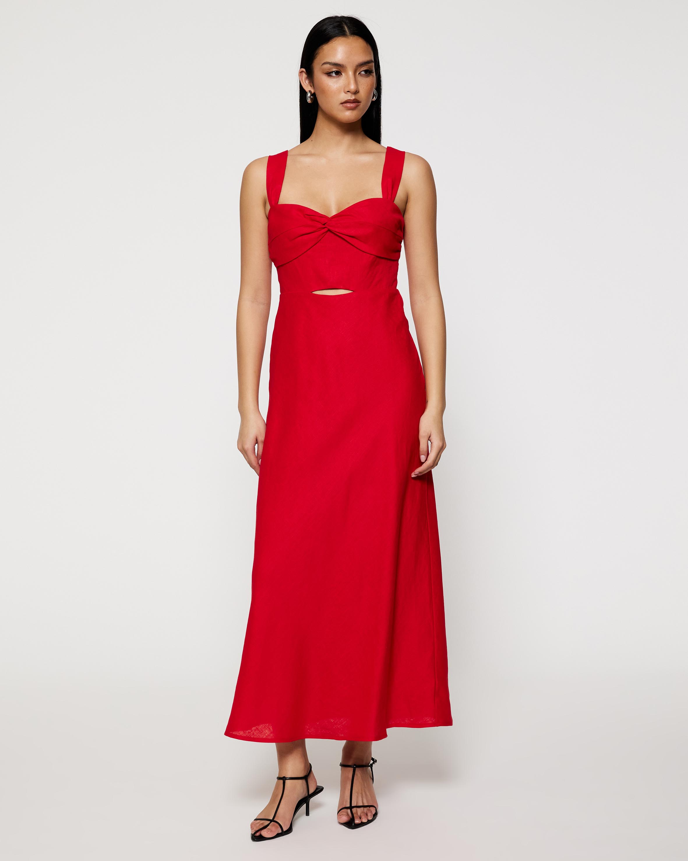 Neroli Twist Bust Midi Dress