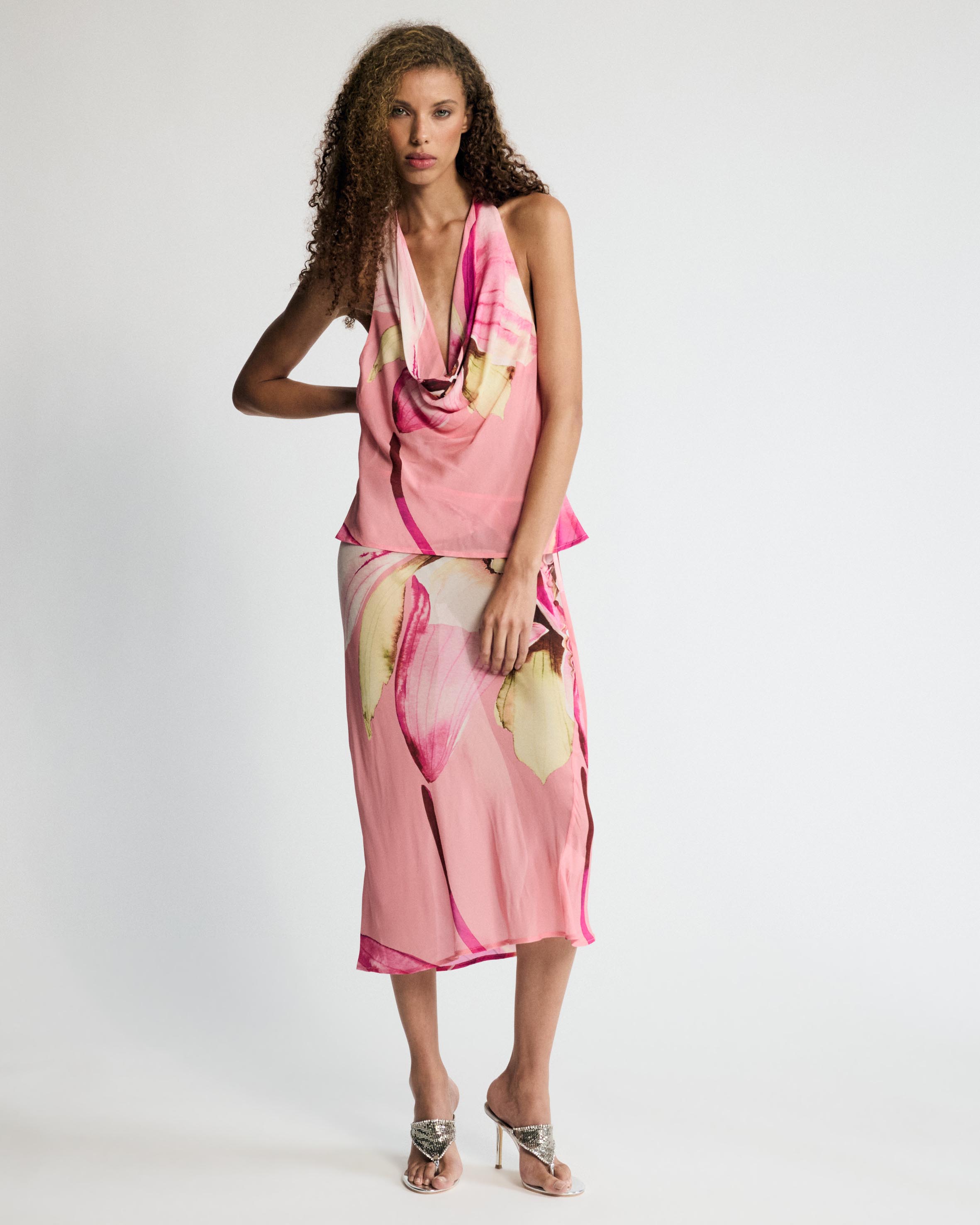 Cindy Draped Halter Top