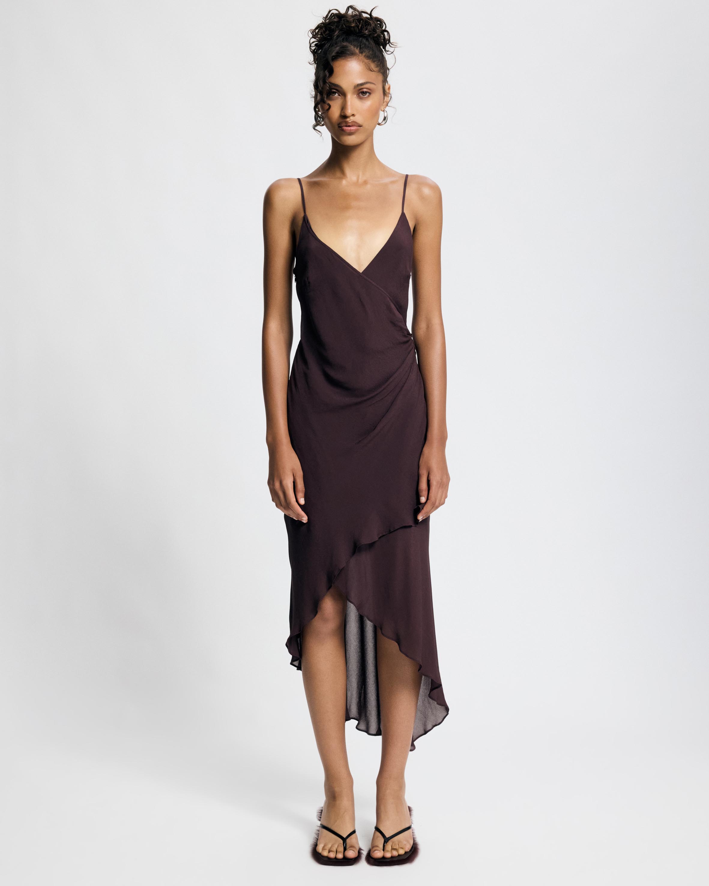 Phoebe Asymmetrical Midi Dress