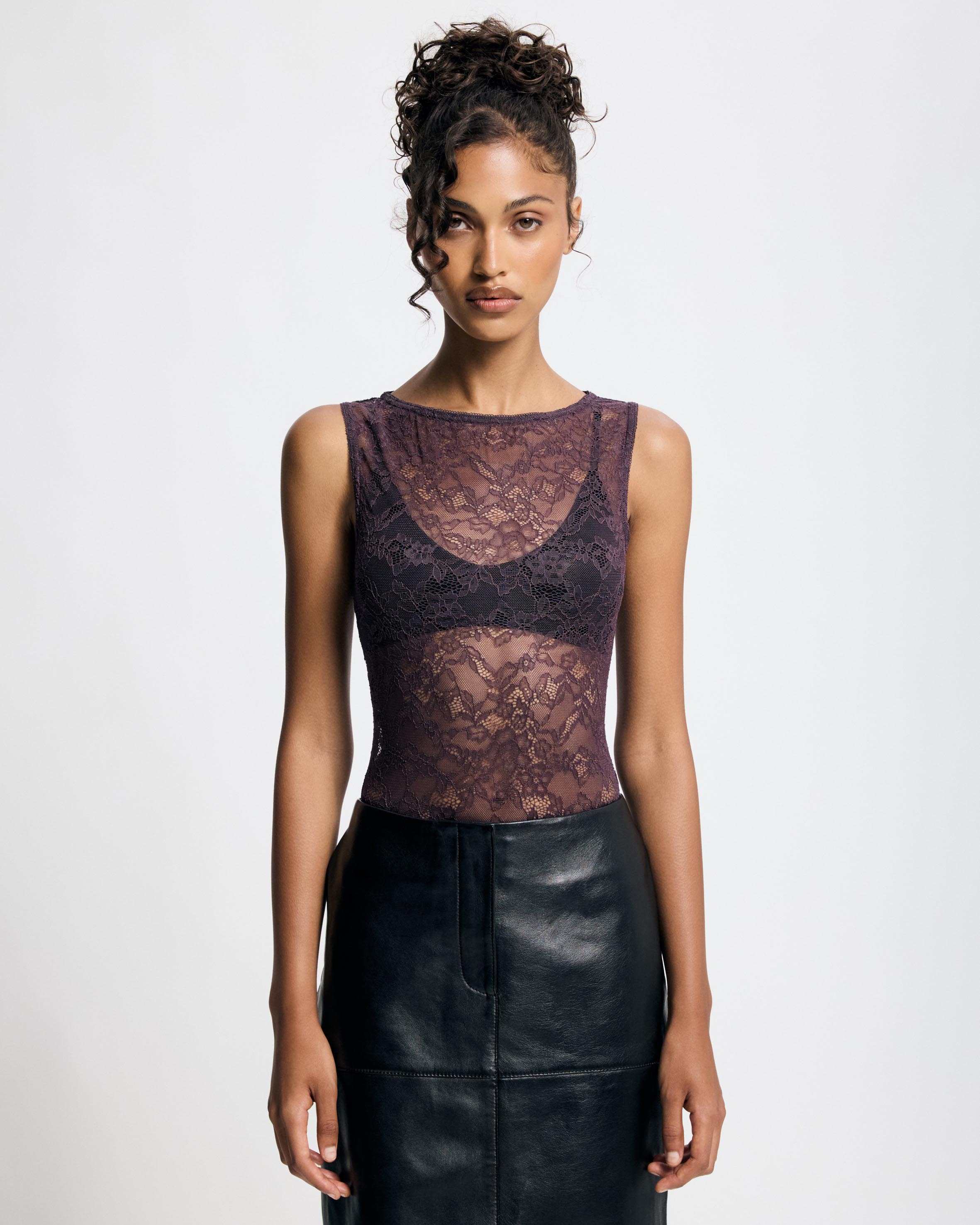 Dahlia Sleeveless Lace Top