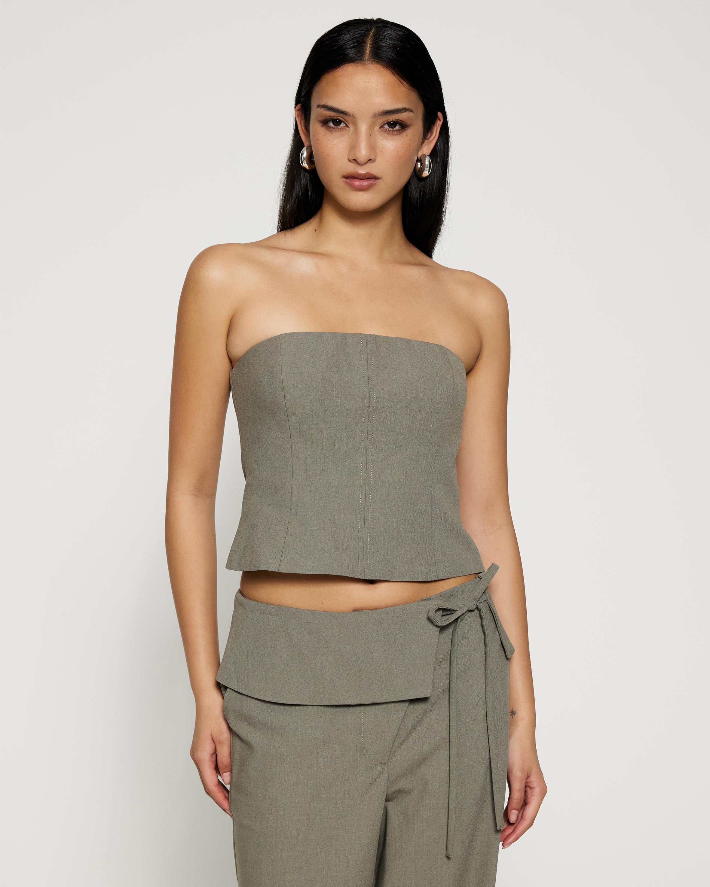 Declan Strapless Top