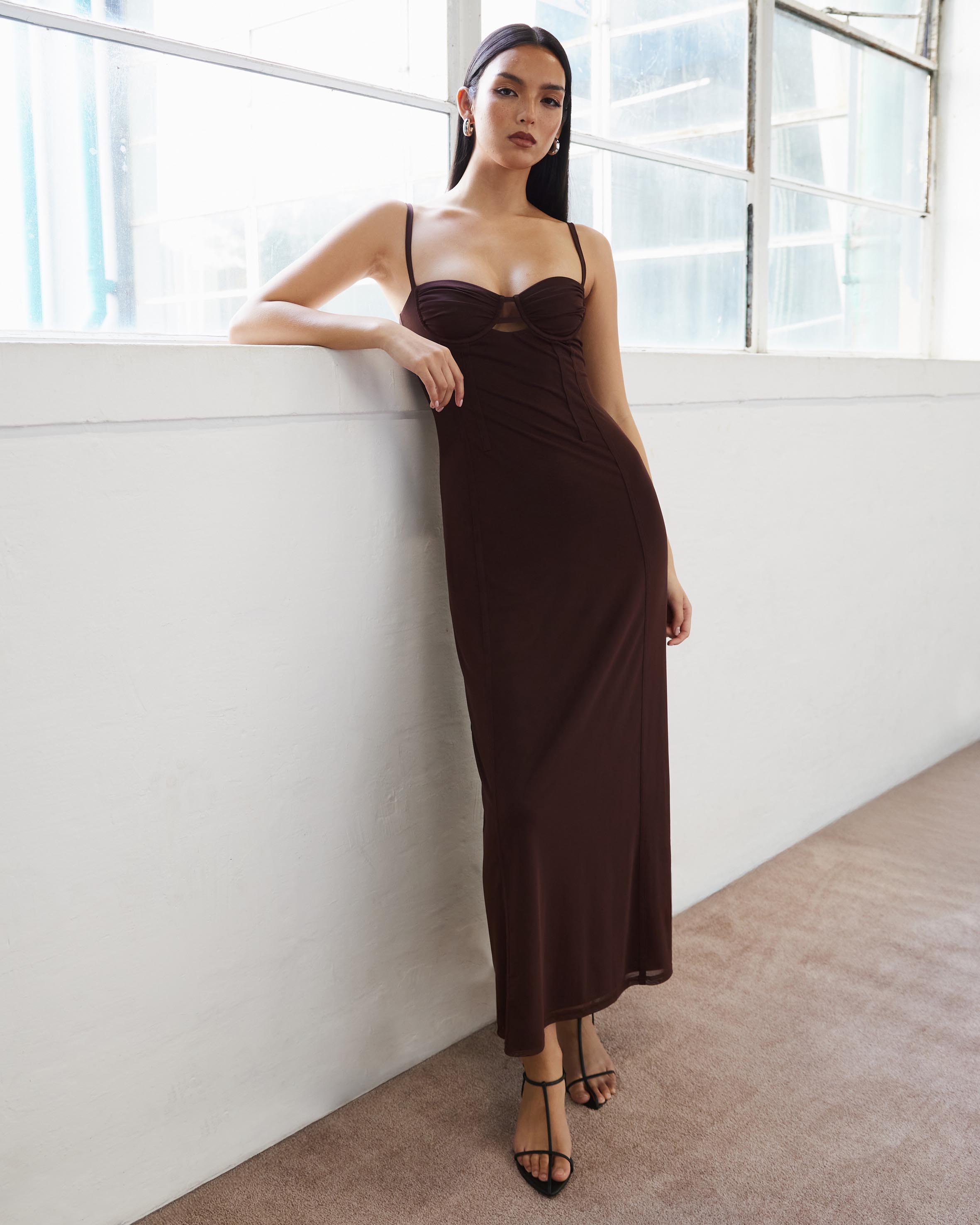 Clara Bustier Midi Dress