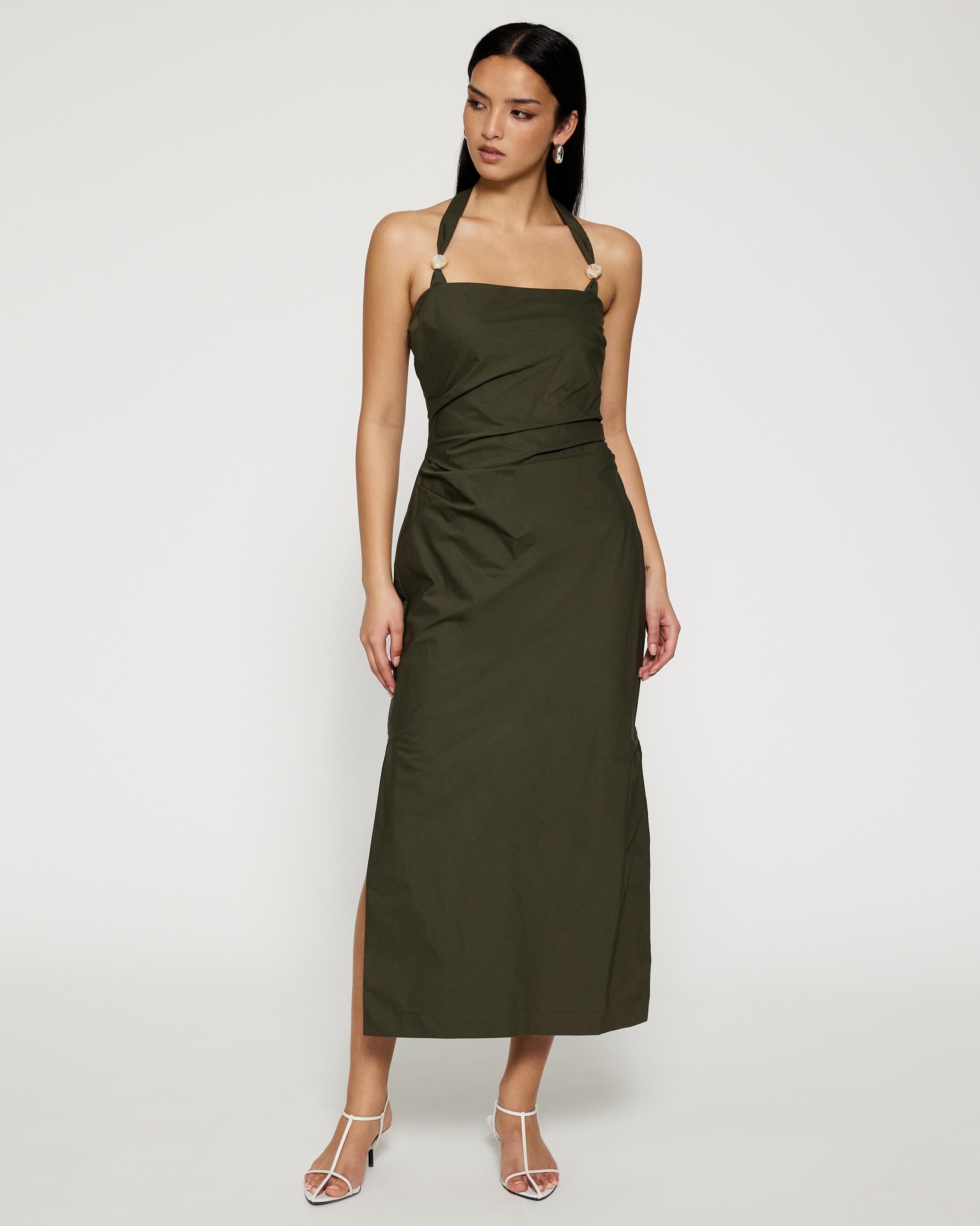 Tianah Tuck Detail Midi Dress
