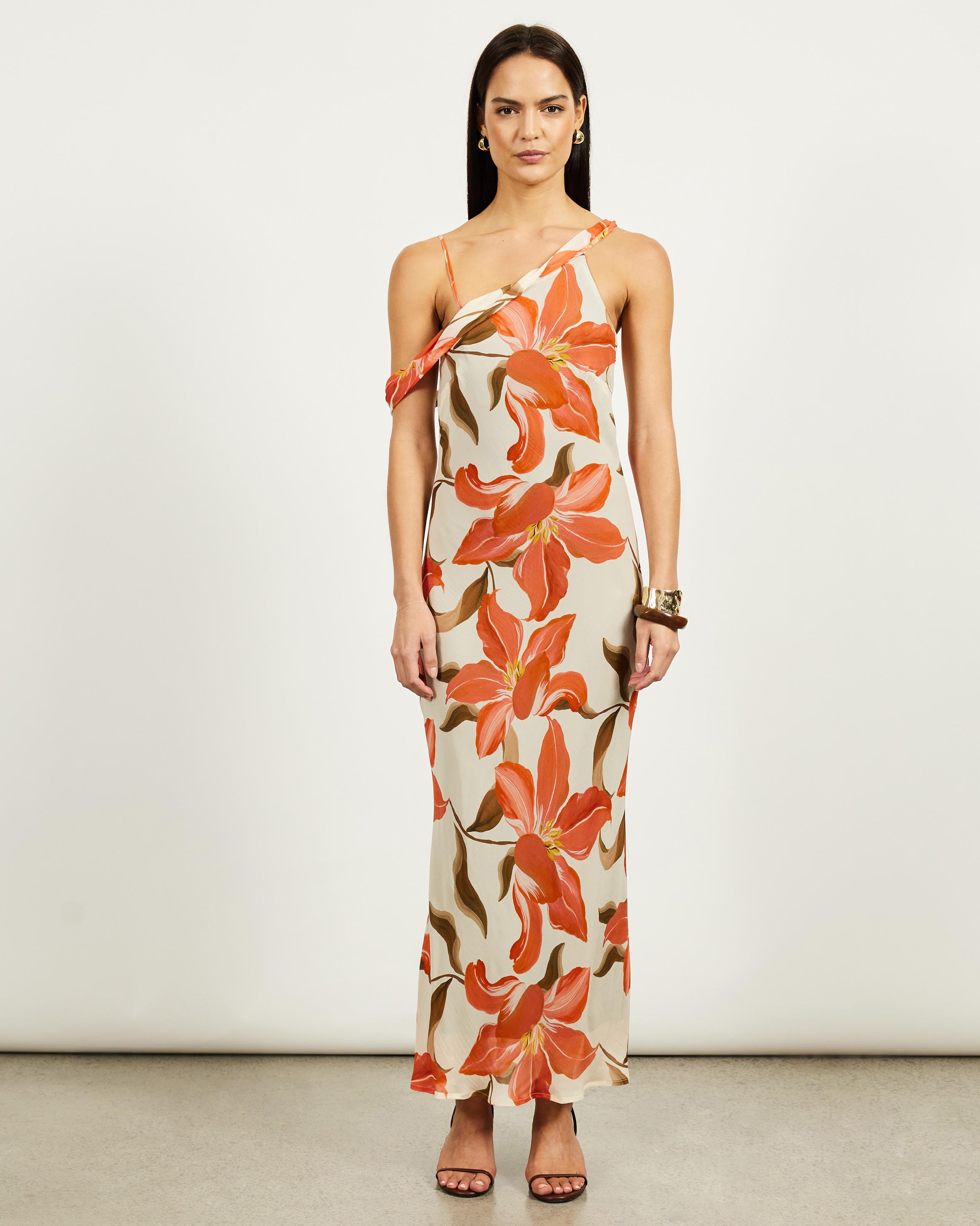 Zahara Asym Midi Dress