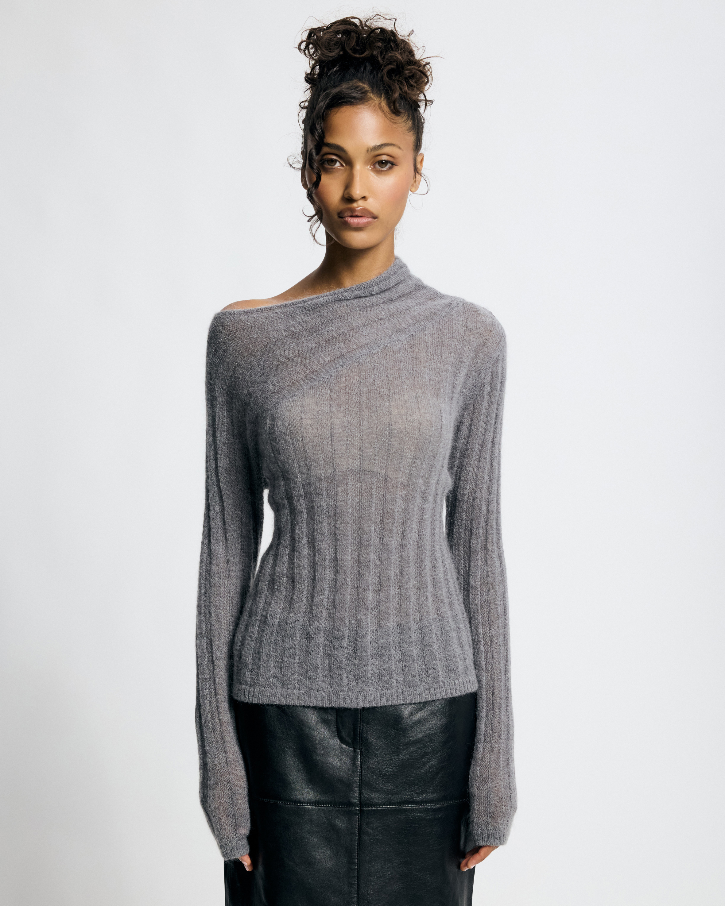 Seraphine Mohair Blend Sheer Jumper