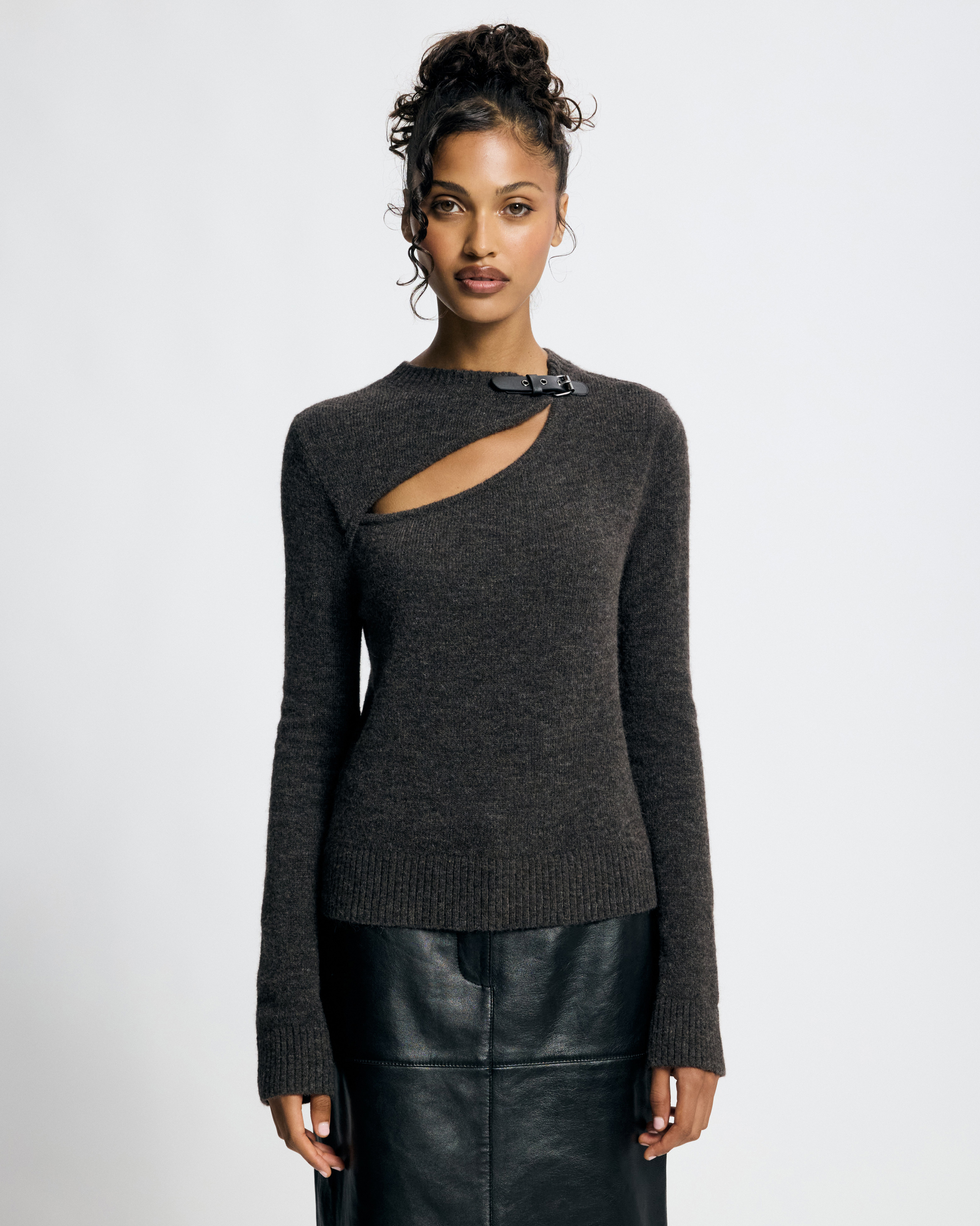 Nyx Buckle Wool Jumper