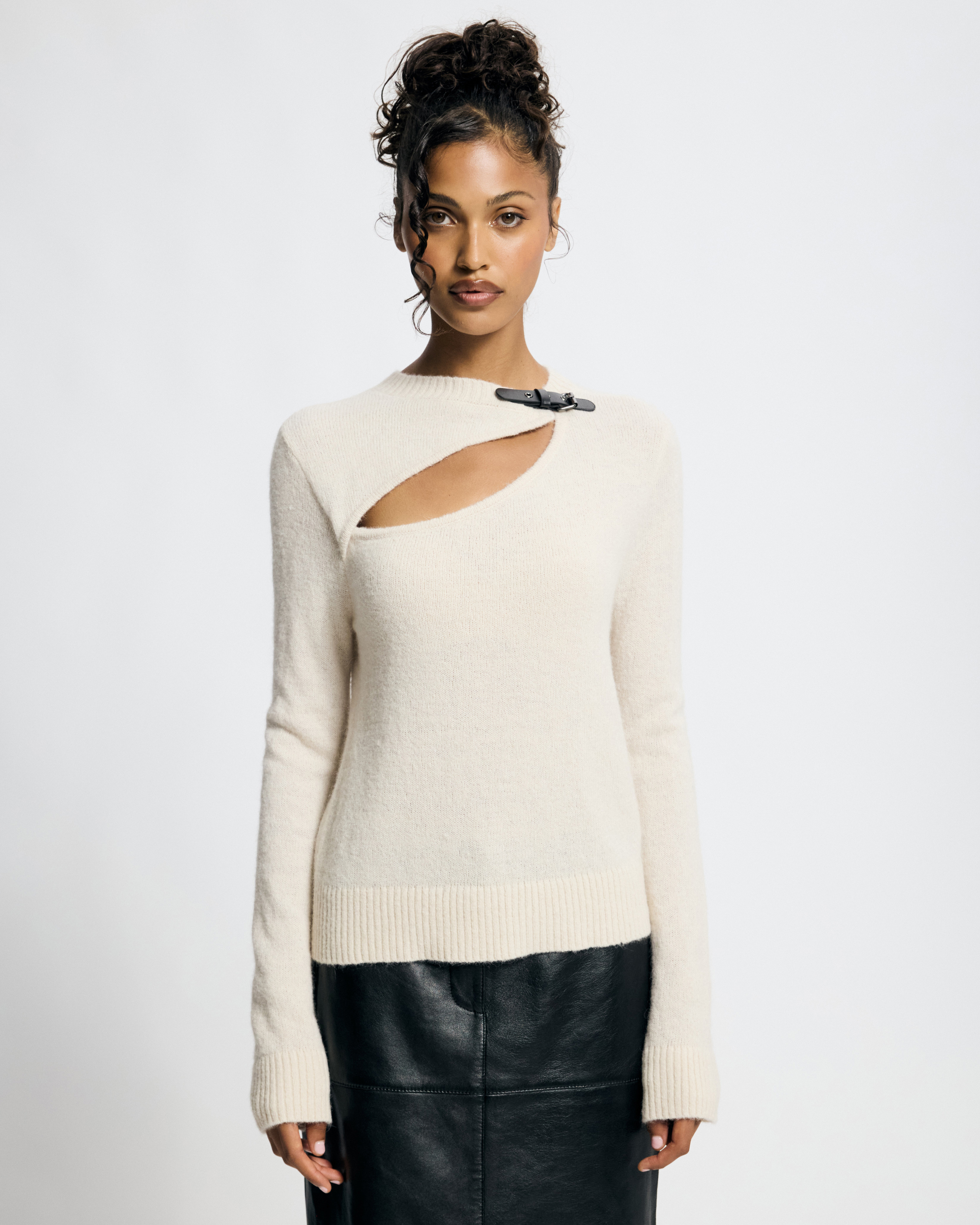 Nyx Buckle Wool Jumper