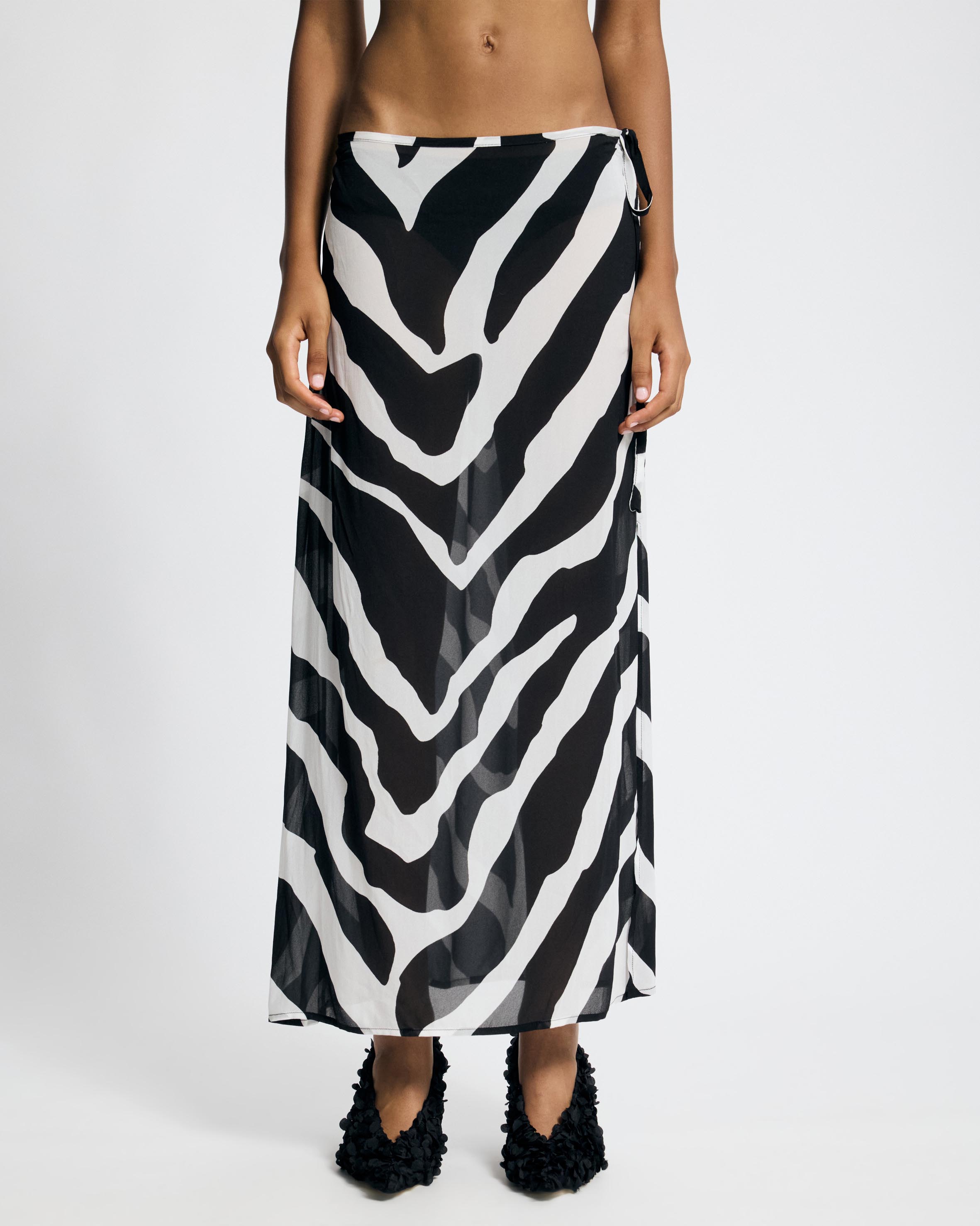 Thalia Sheer Maxi Skirt