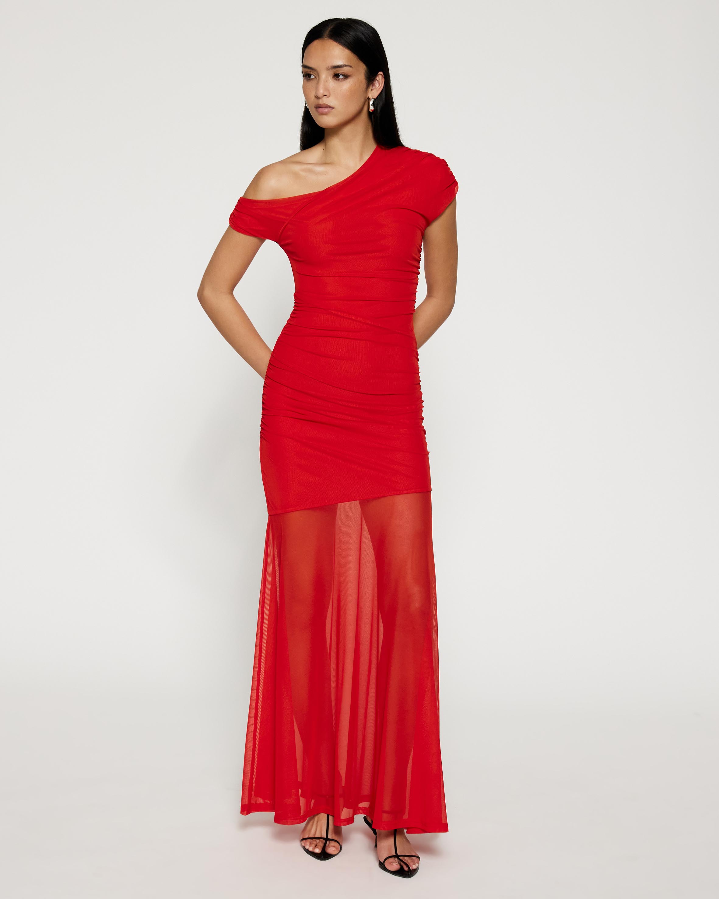 Jacinta Asymmetric Maxi Dress