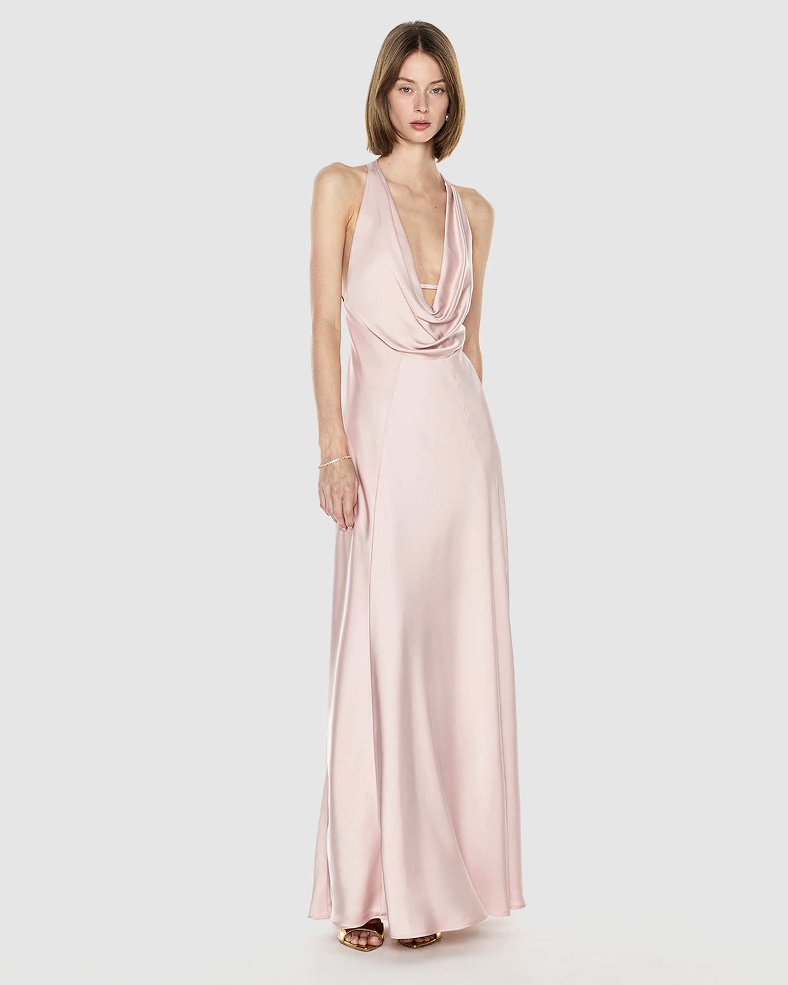 Charmed Cowl Slip Dress