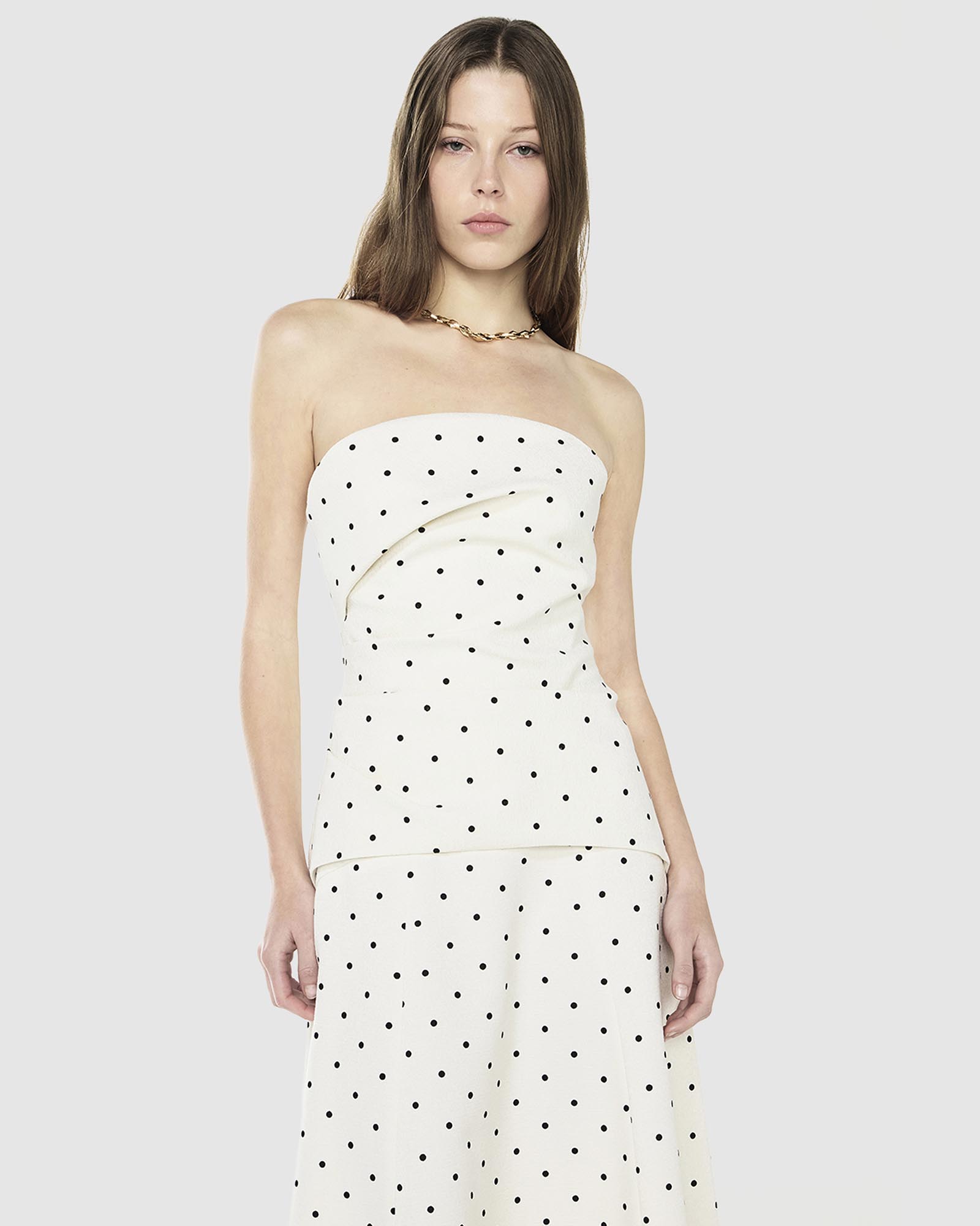 Dot Dot Dash Bustier Top