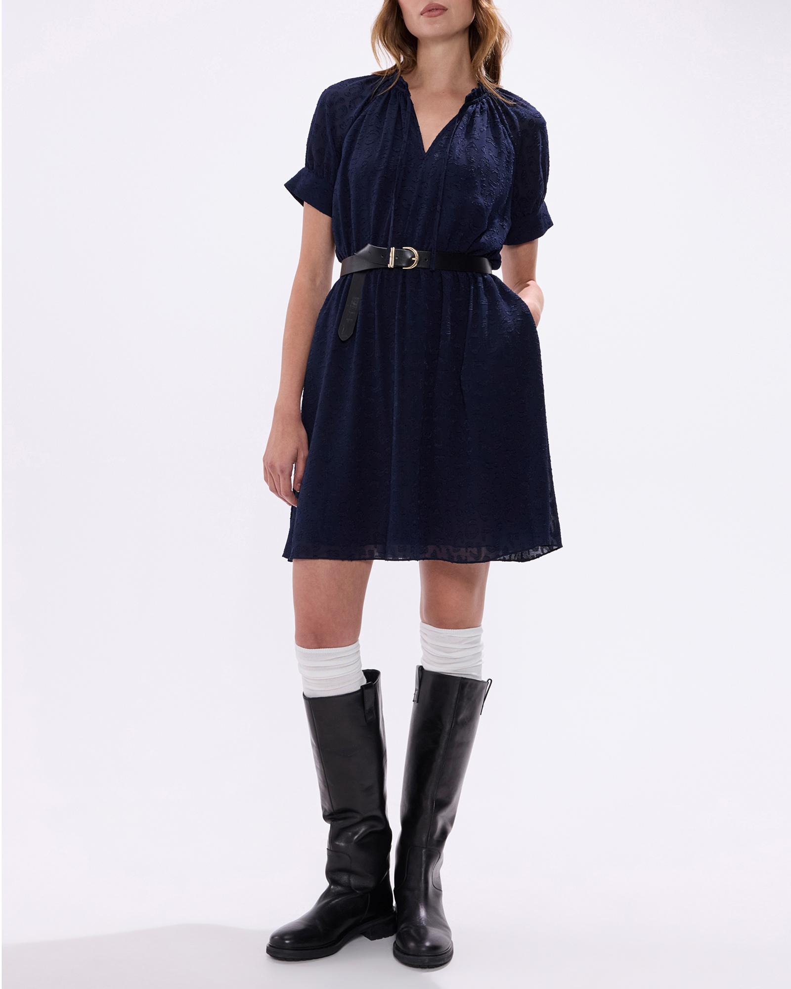 Gwyneth Jacquard Dress