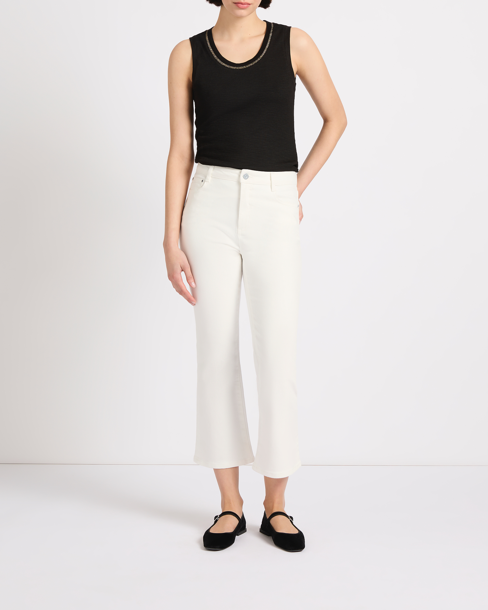 Emilie Cropped Flare Jeans