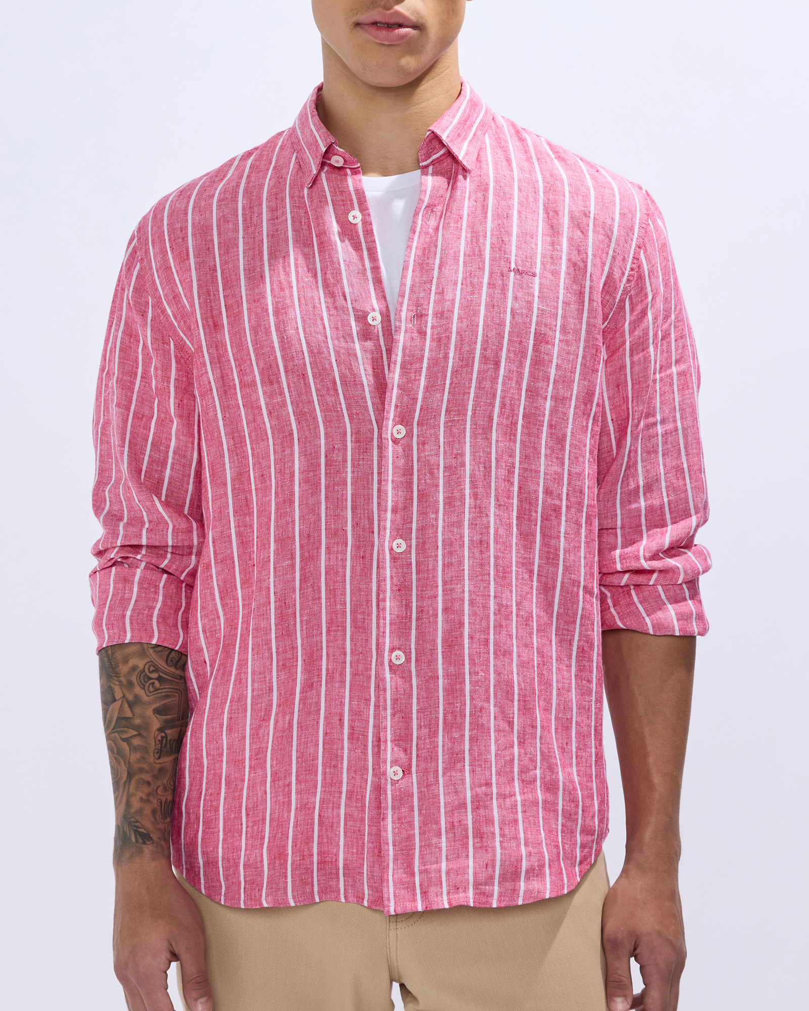 Felix LS Stripe Linen Shirt