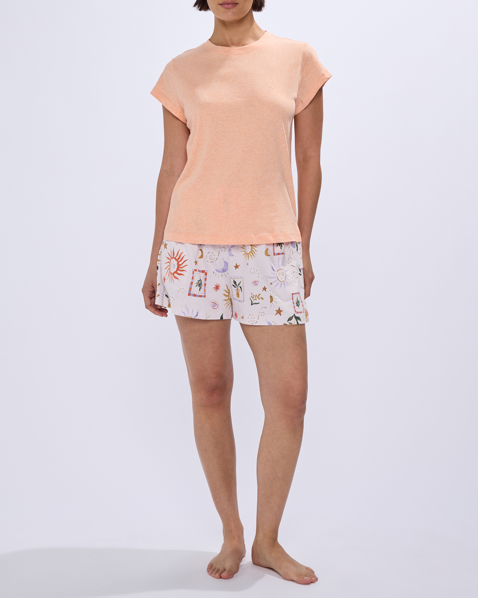 Walking On Sunshine Pj Tee Set