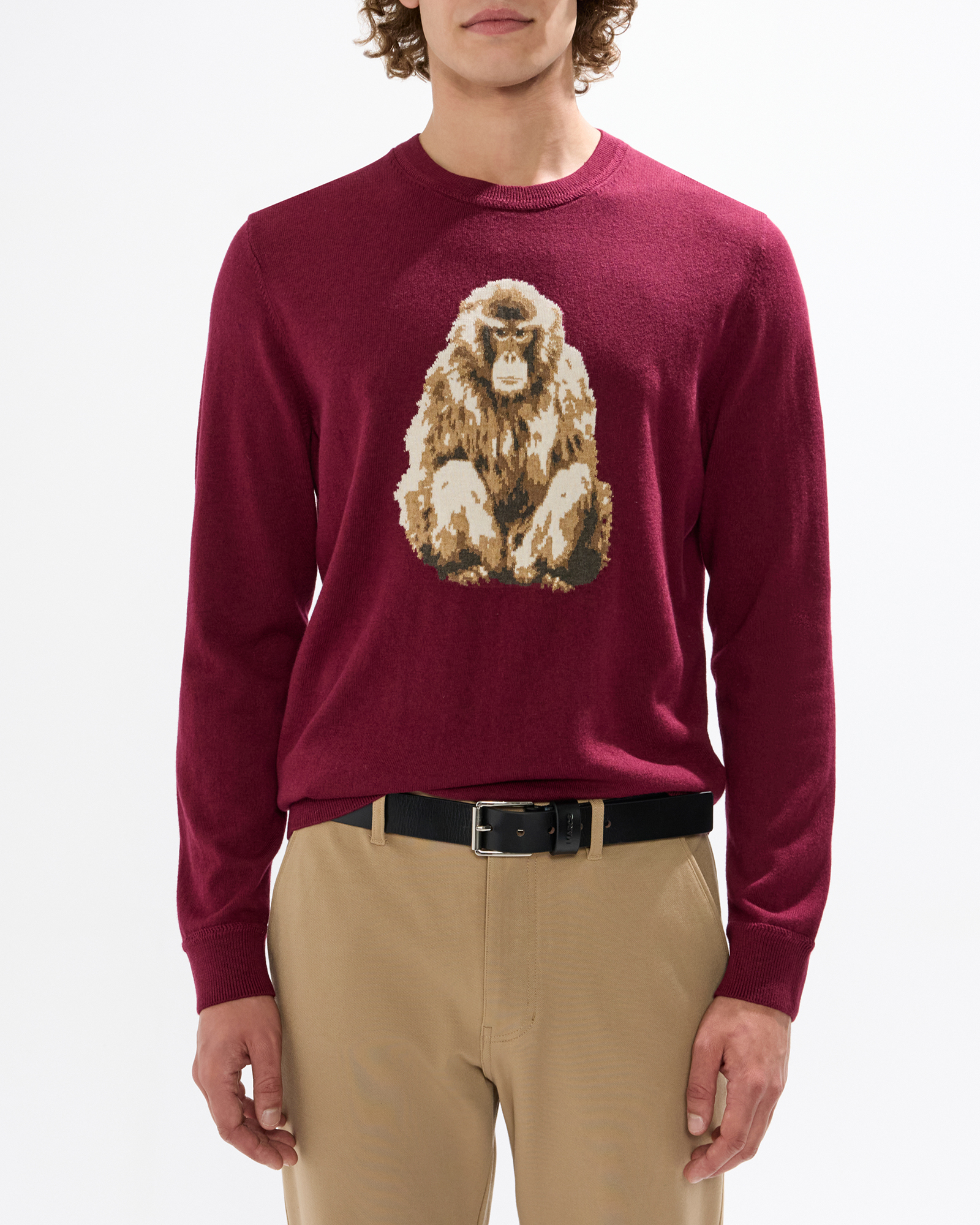Saru Wool Blend Knit Jumper