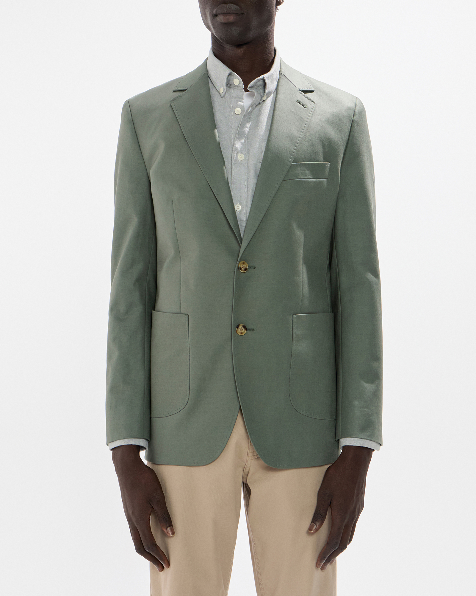 Evan Cotton Twill Blazer
