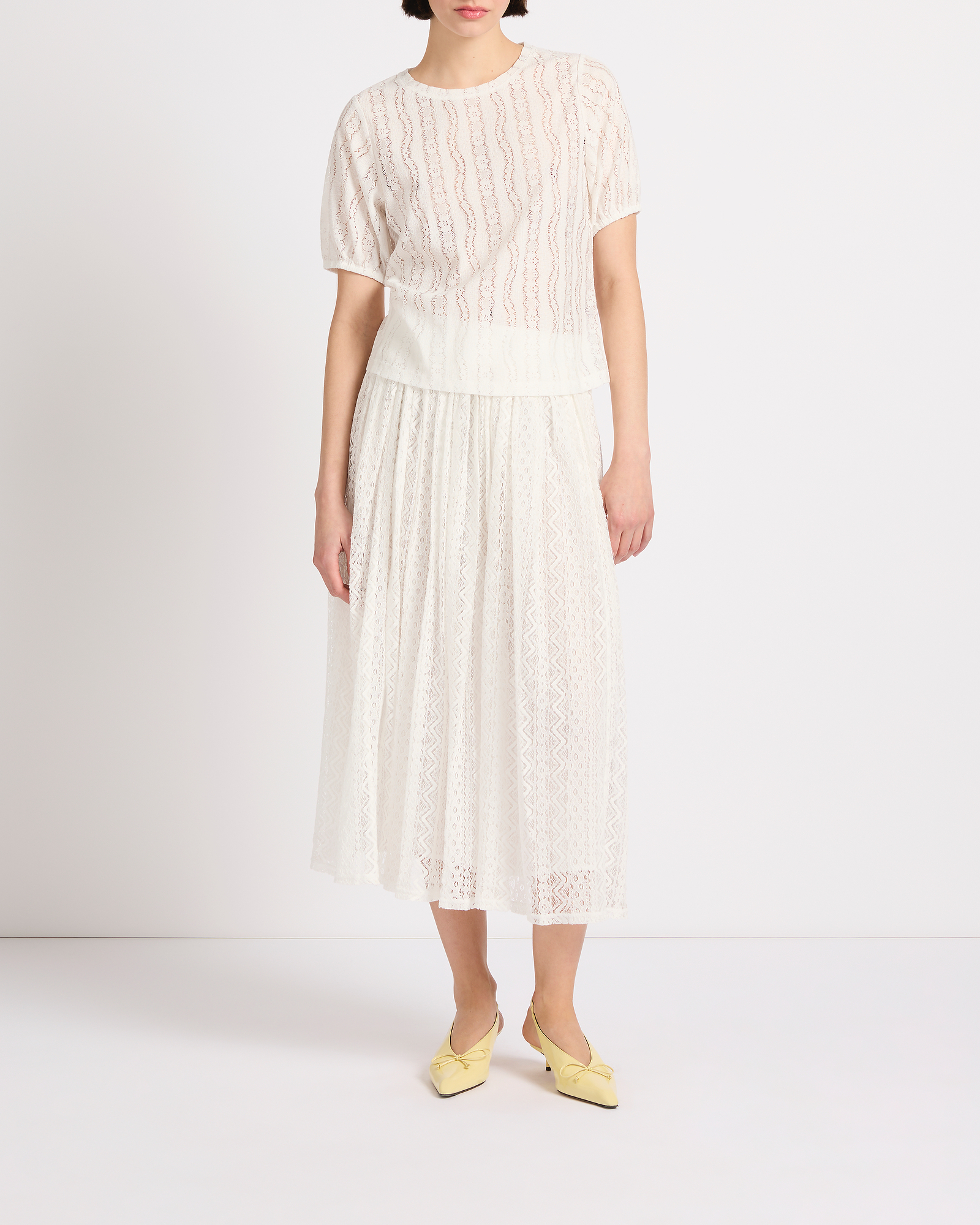 Lydia Lace Midi Skirt