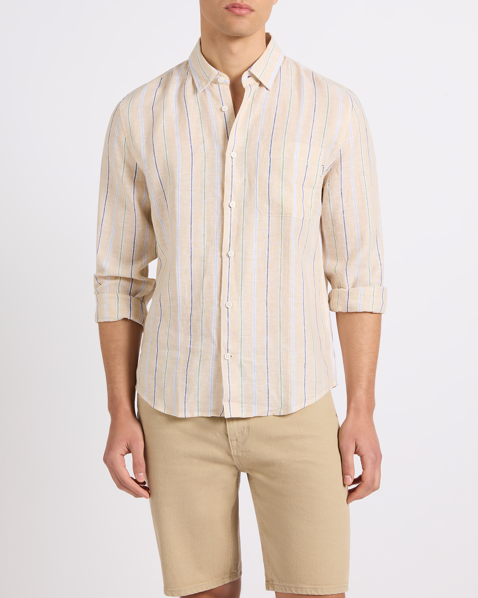 Sherlock Stripe Linen Shirt