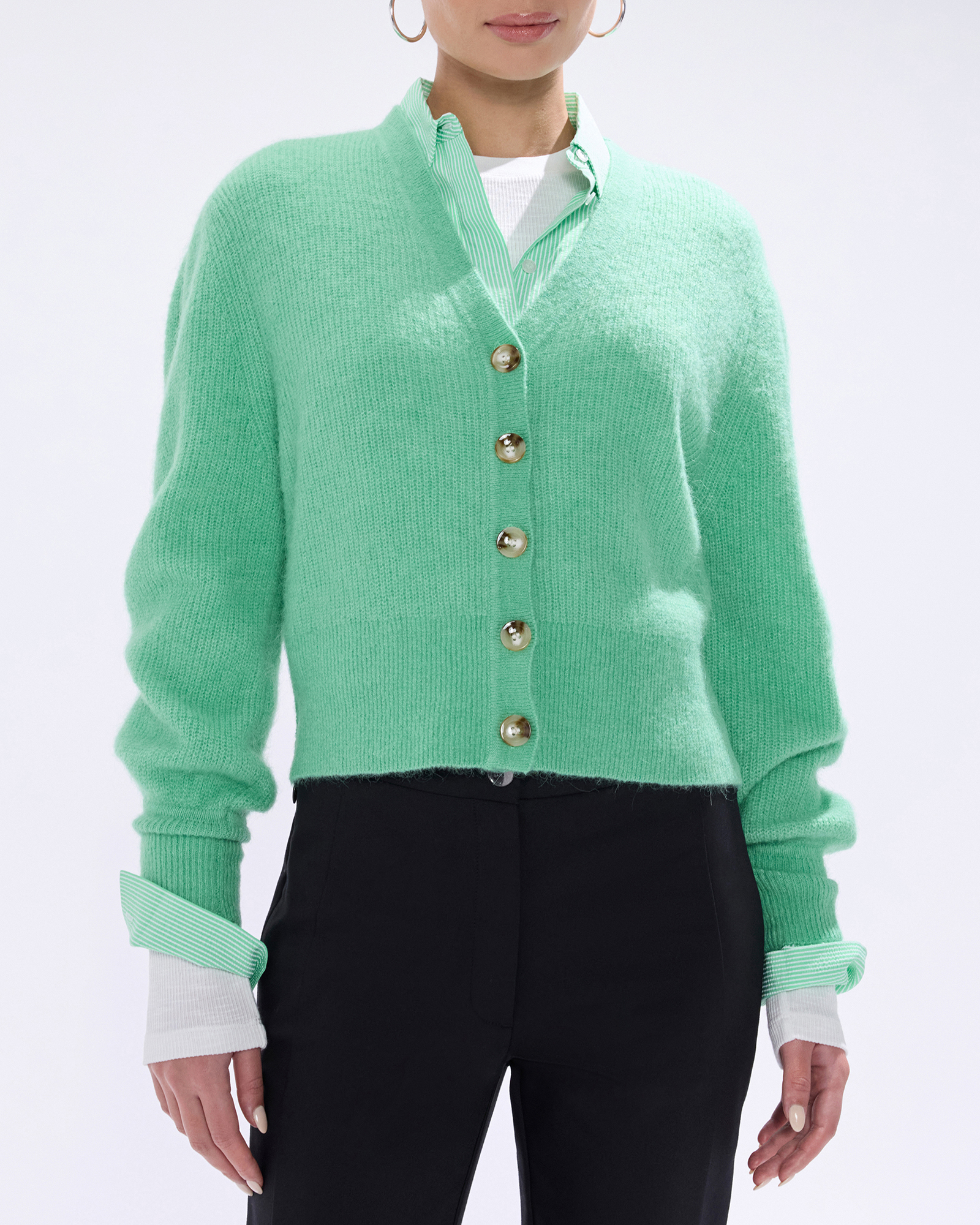 Carey Wool Blend Cardigan