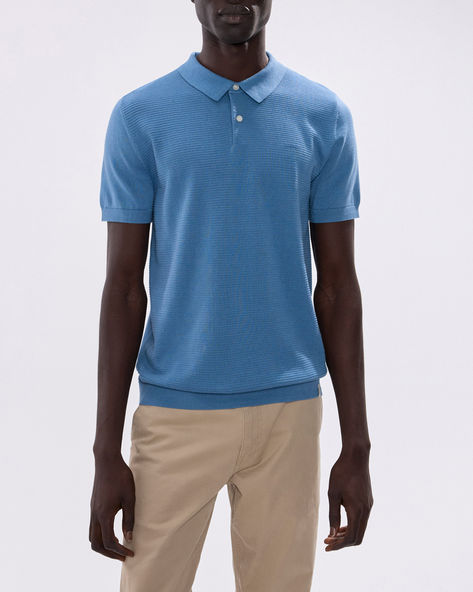 Noah Textured Knit Polo
