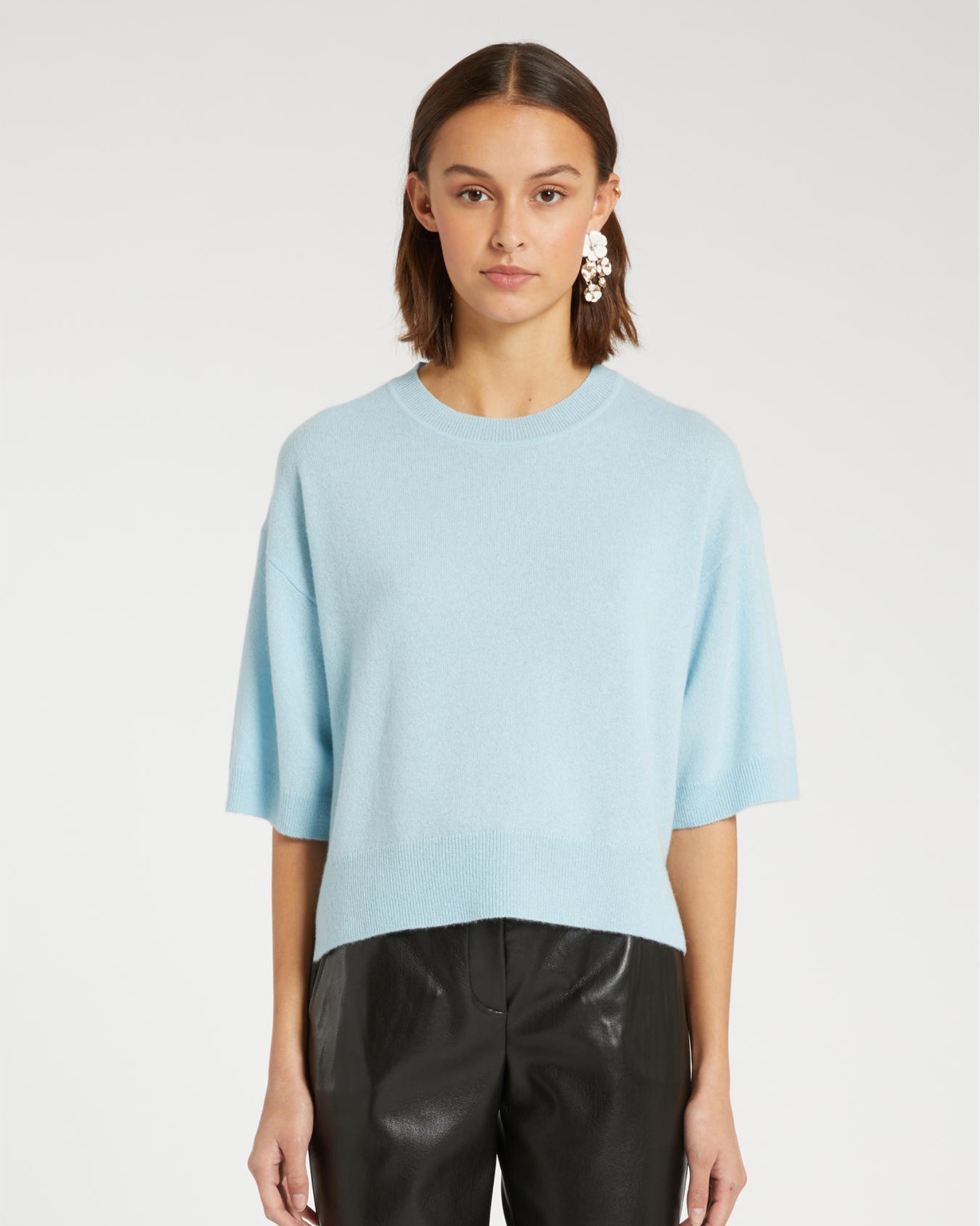 Short Sleeve Knit Jumper